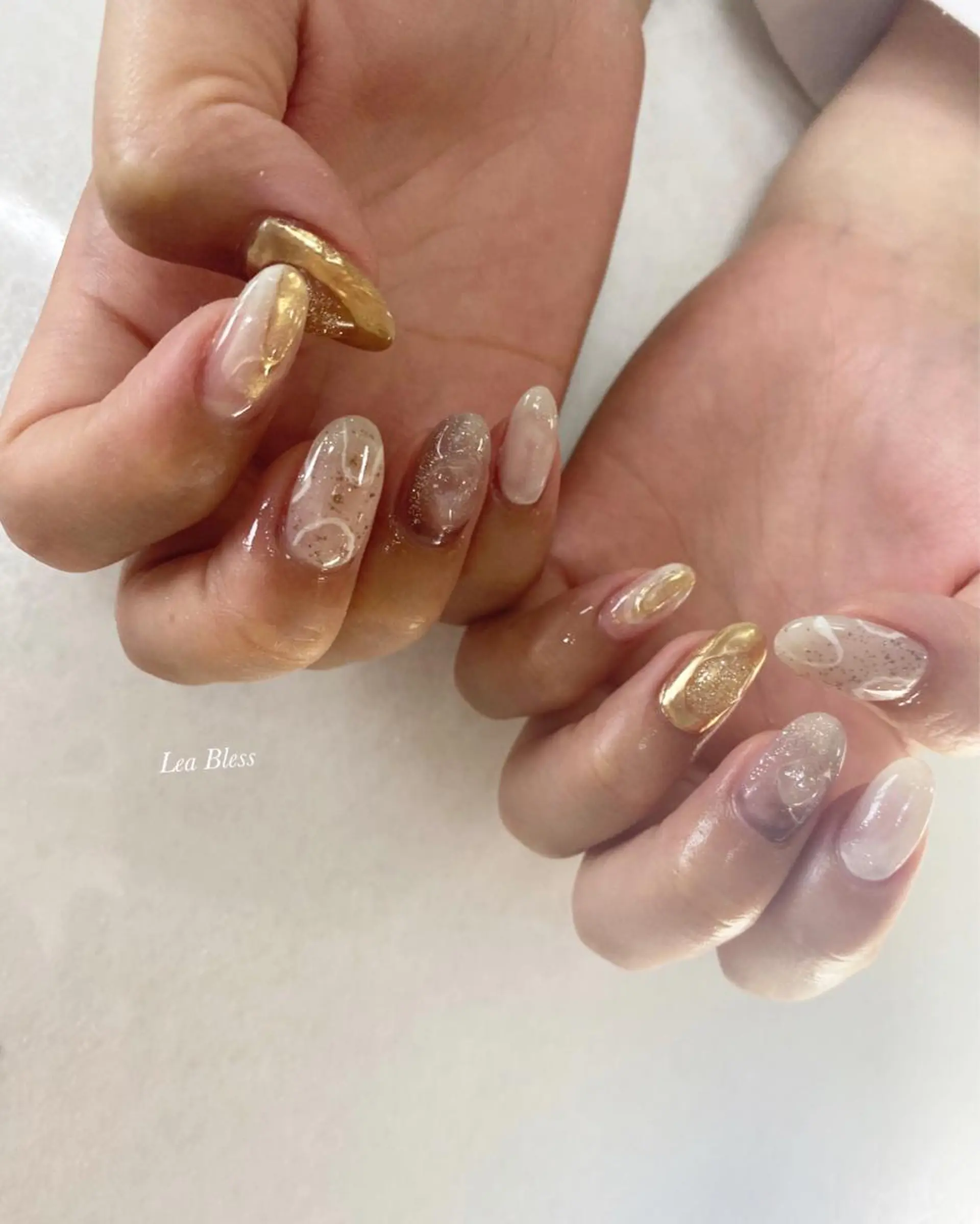 ネイル ハンドネイル Lea Bless 河原町のネイルデザイン