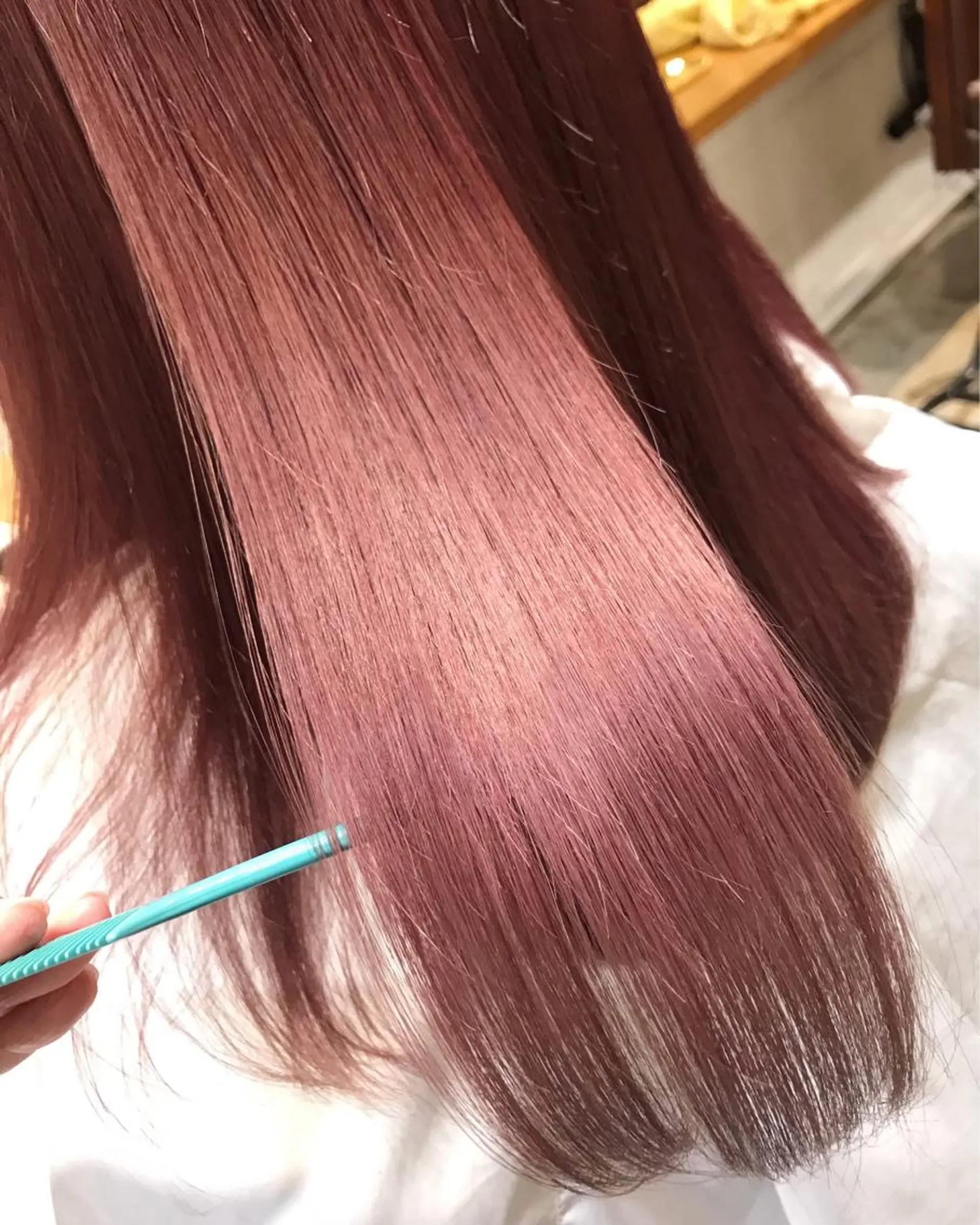 ロング カラー パーマ ヘアアレンジ メンズ キッズ 透明感カラー ラベンダーカラー ラベンダーピンク ピンクカラー Forest. -髪質改善-のヘアスタイル