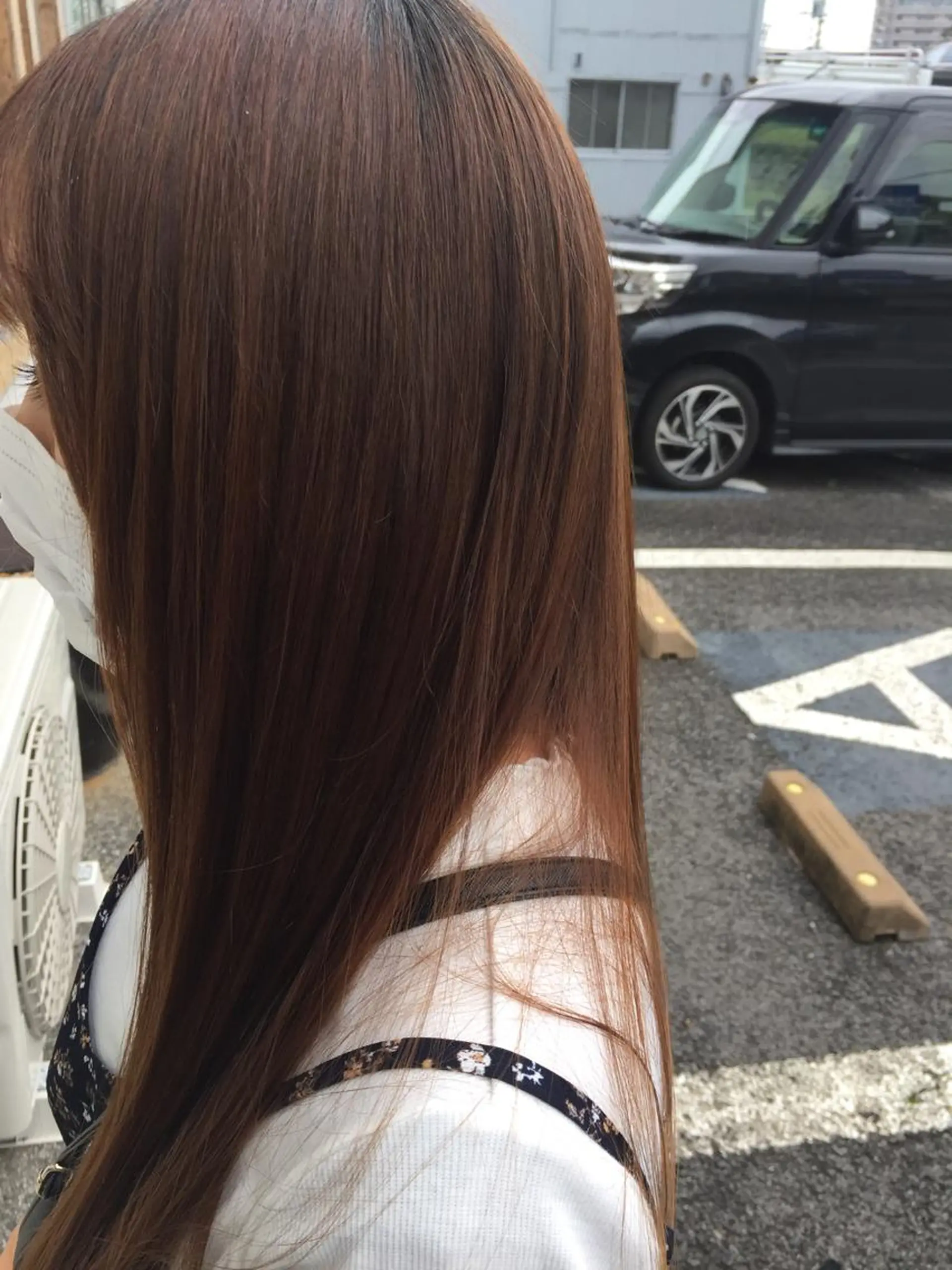 パーマ 縮毛矯正 中山 ルミ子のヘアスタイル