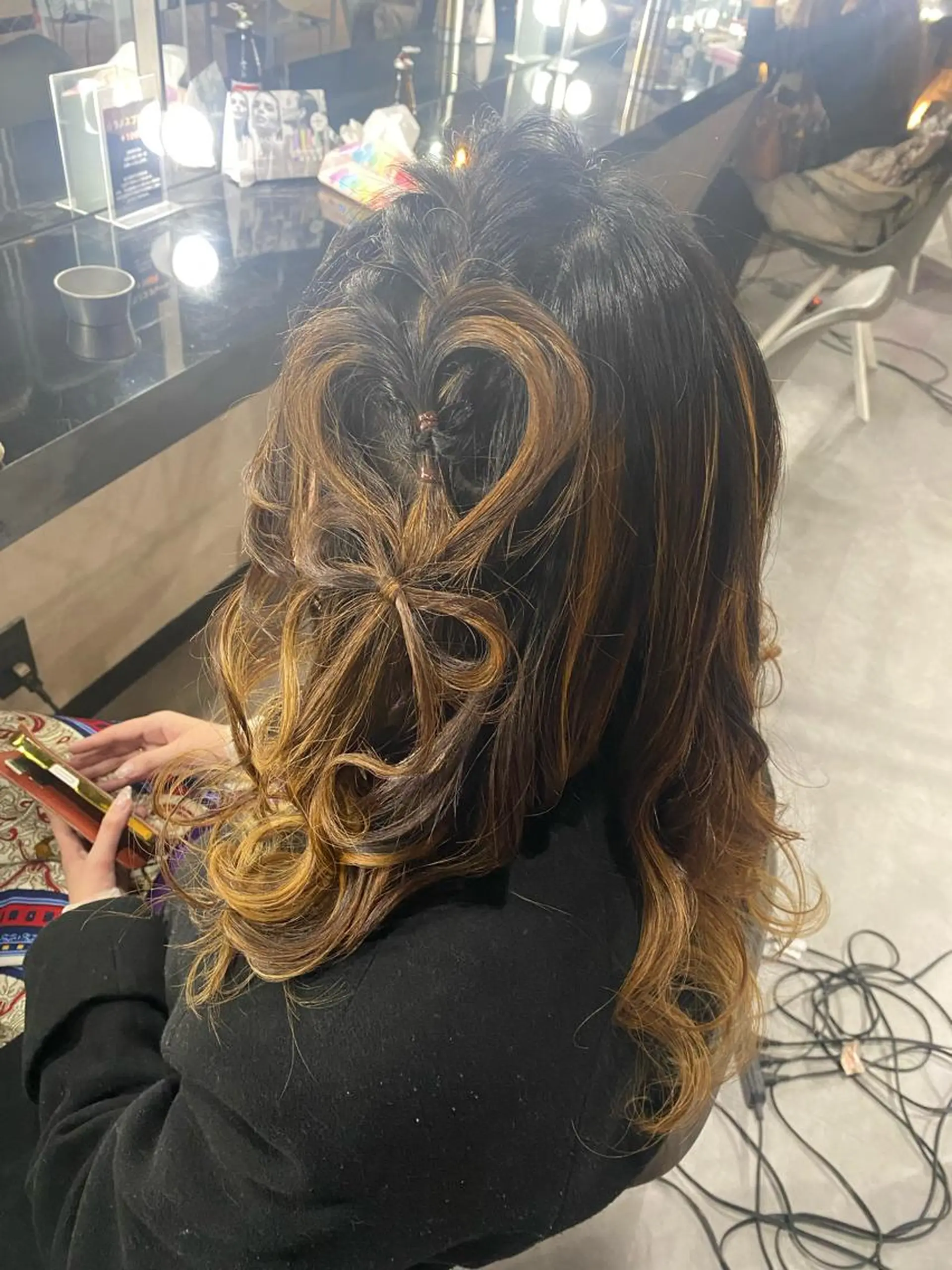 ヘアアレンジ ヘアセット 大天使 まいめろのヘアスタイル