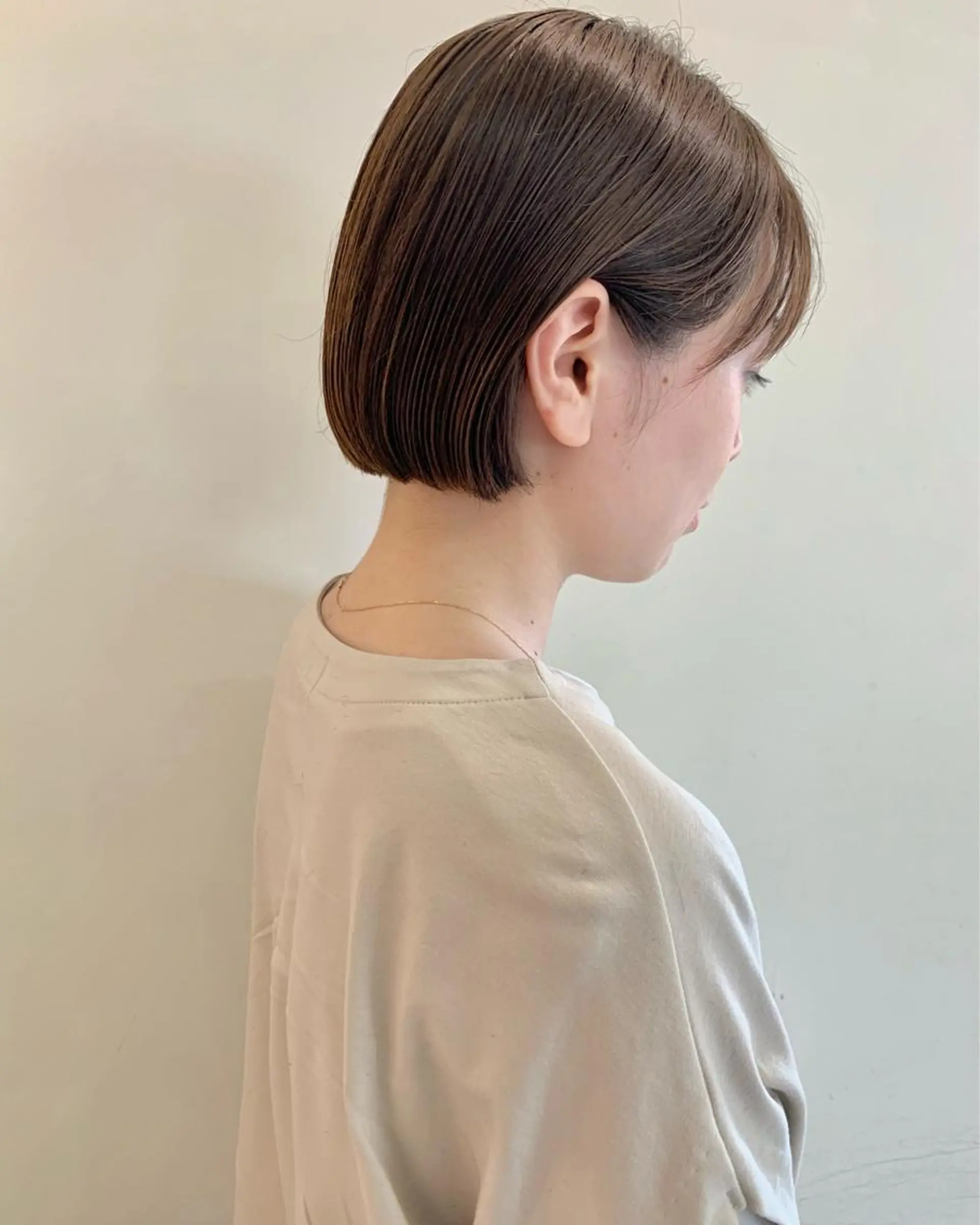 ショート カラー 透明感カラー ボブ iLi所属・iLi 《イリ》のヘアスタイル