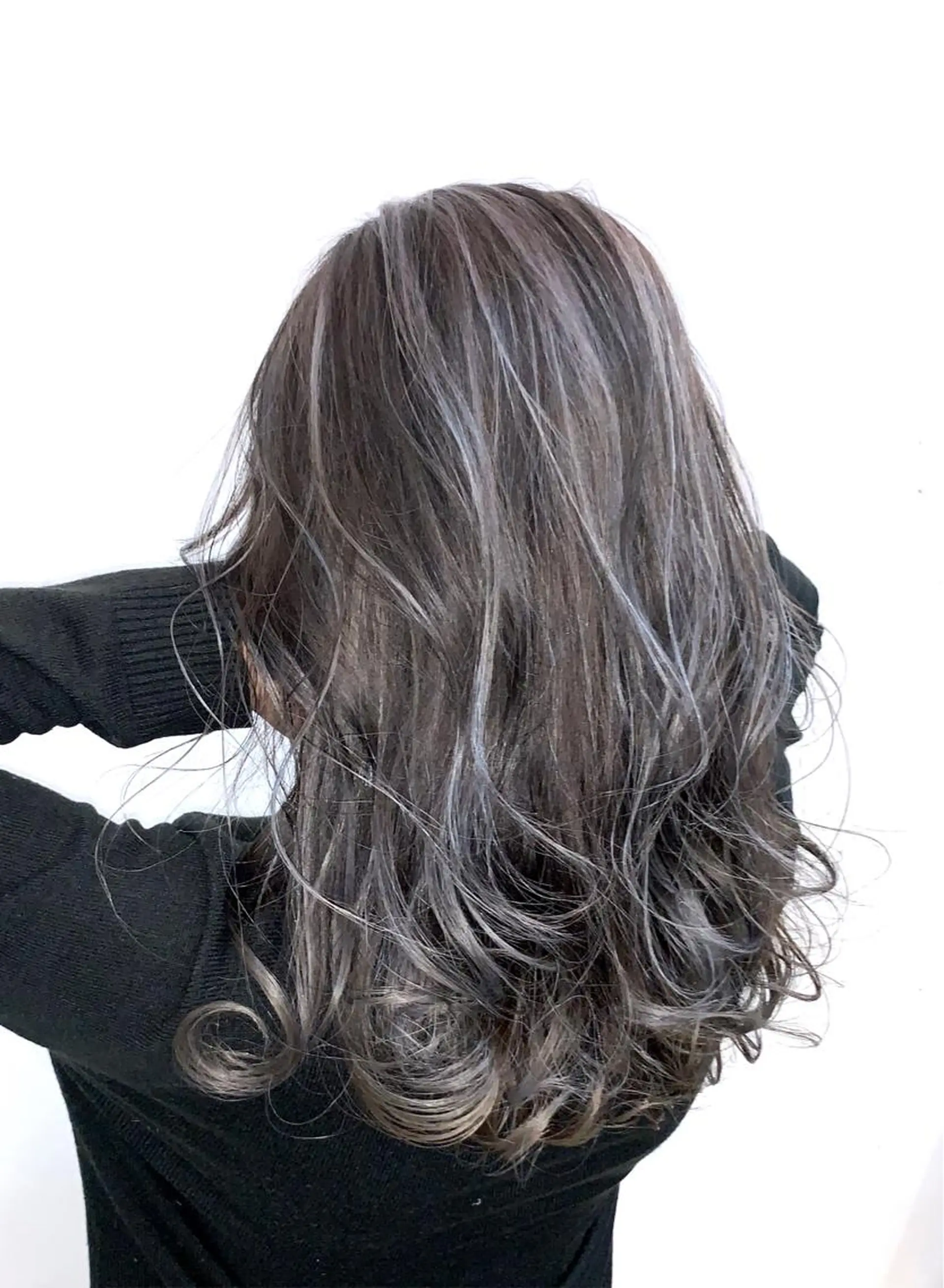 ロング カラー パーマ ヘアアレンジ ロング APSEE メンズカラー特化のヘアスタイル