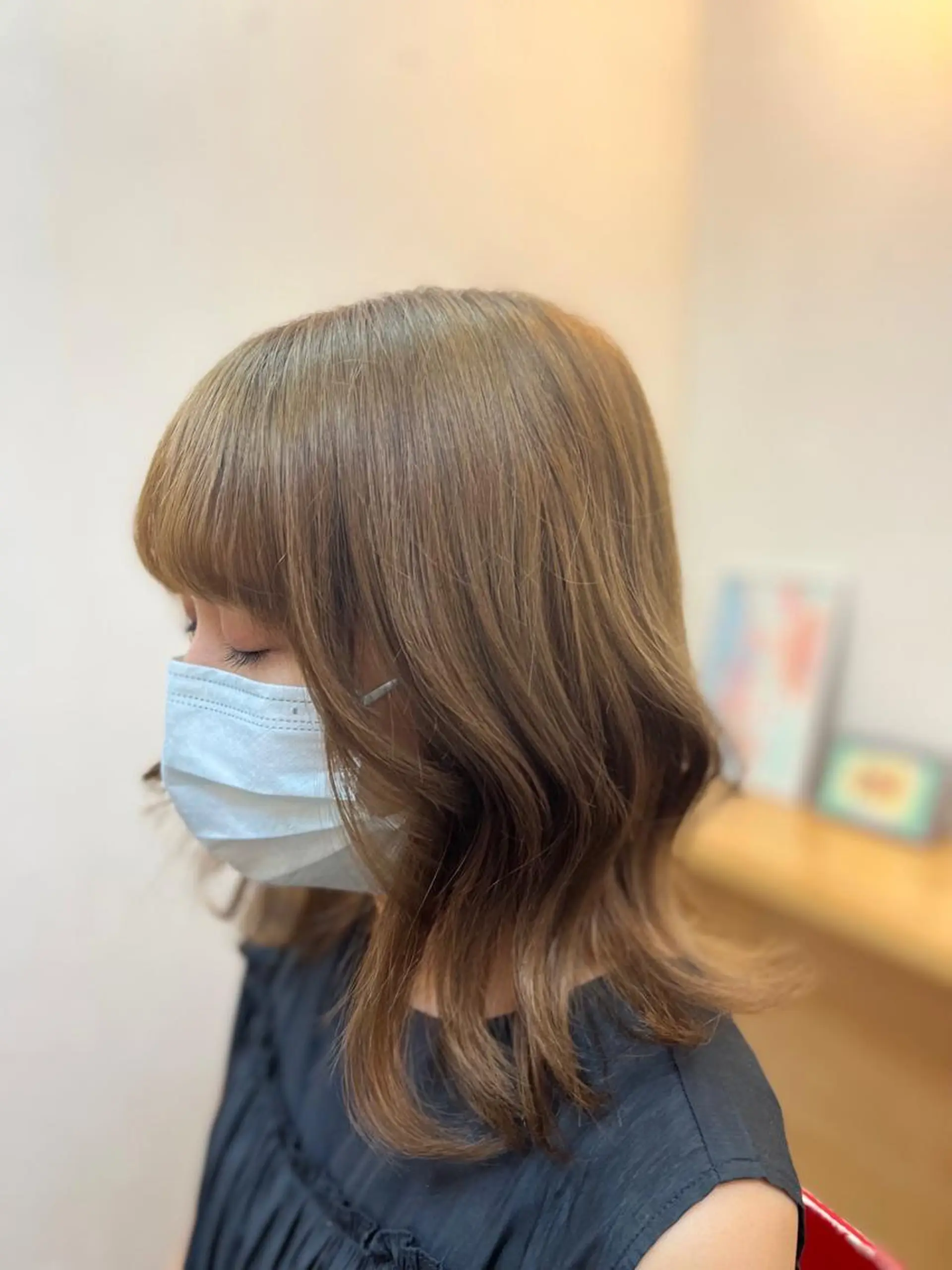 ミディアム 冨田 豊のヘアスタイル