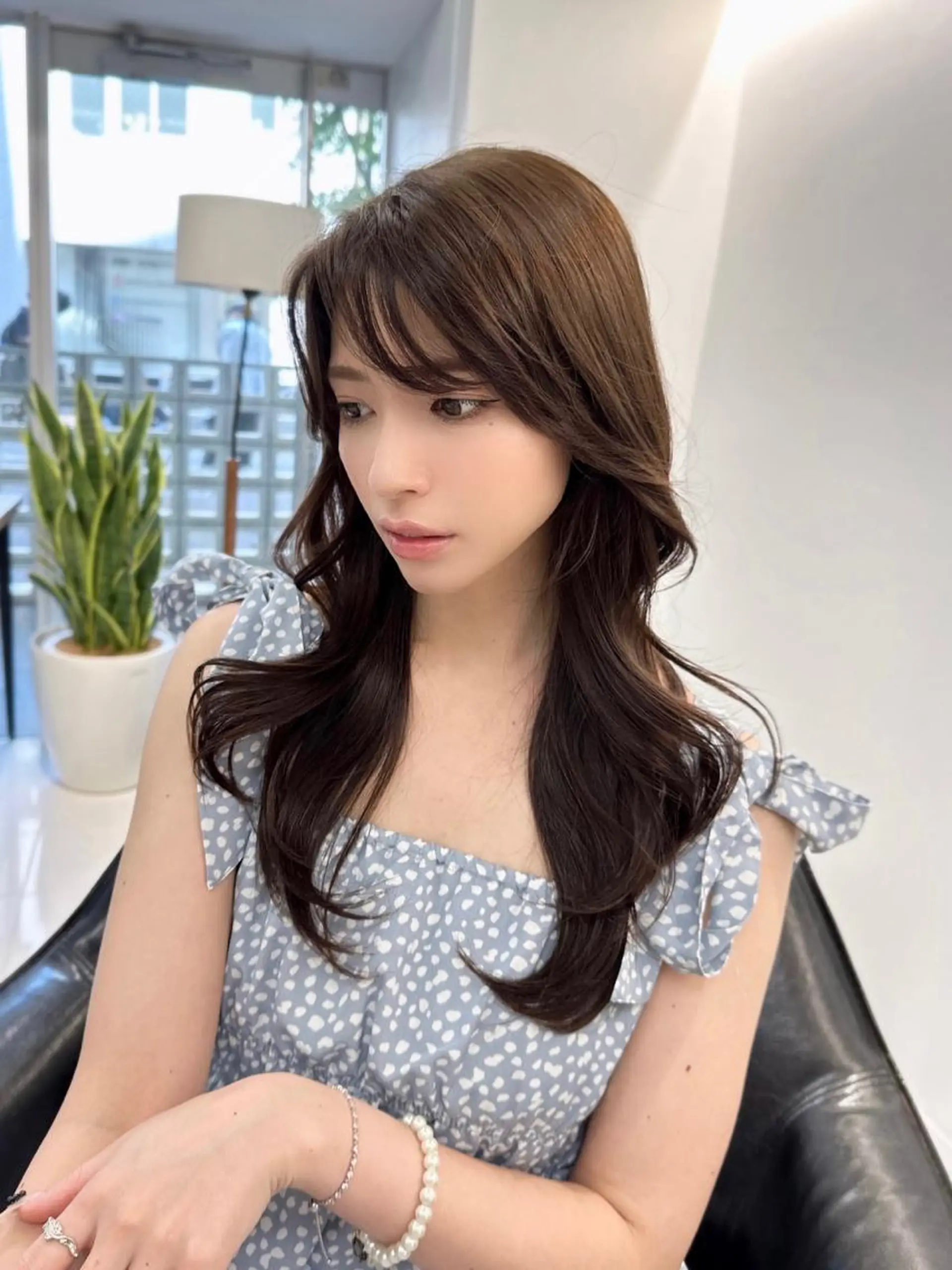 ミディアム カラー INTRO.by Fi-Ne所属・韓国ヘア 店長NEGIのヘアスタイル
