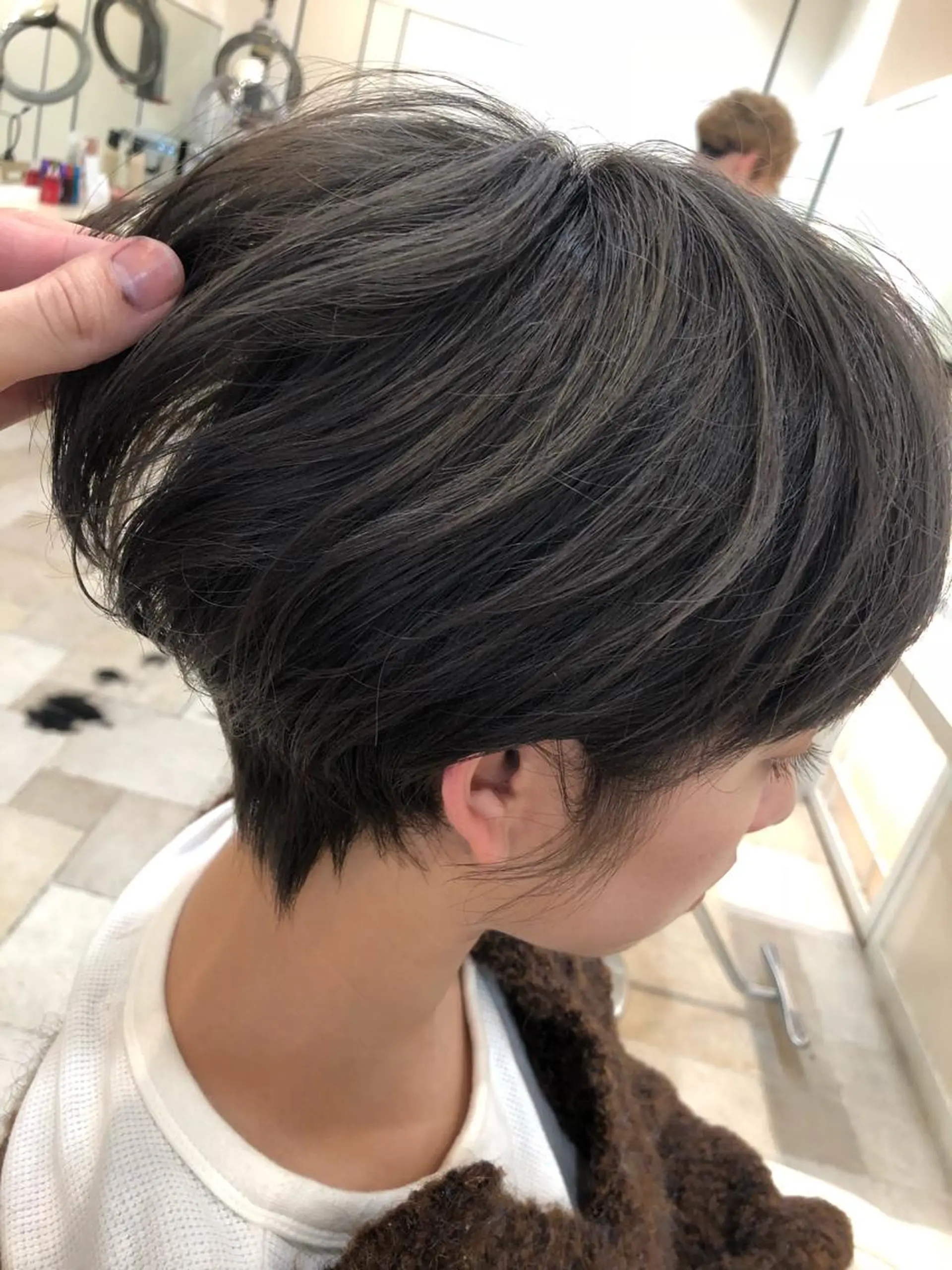 カラー 東梅田エリアカラー ヘアセットNo. 1のヘアスタイル