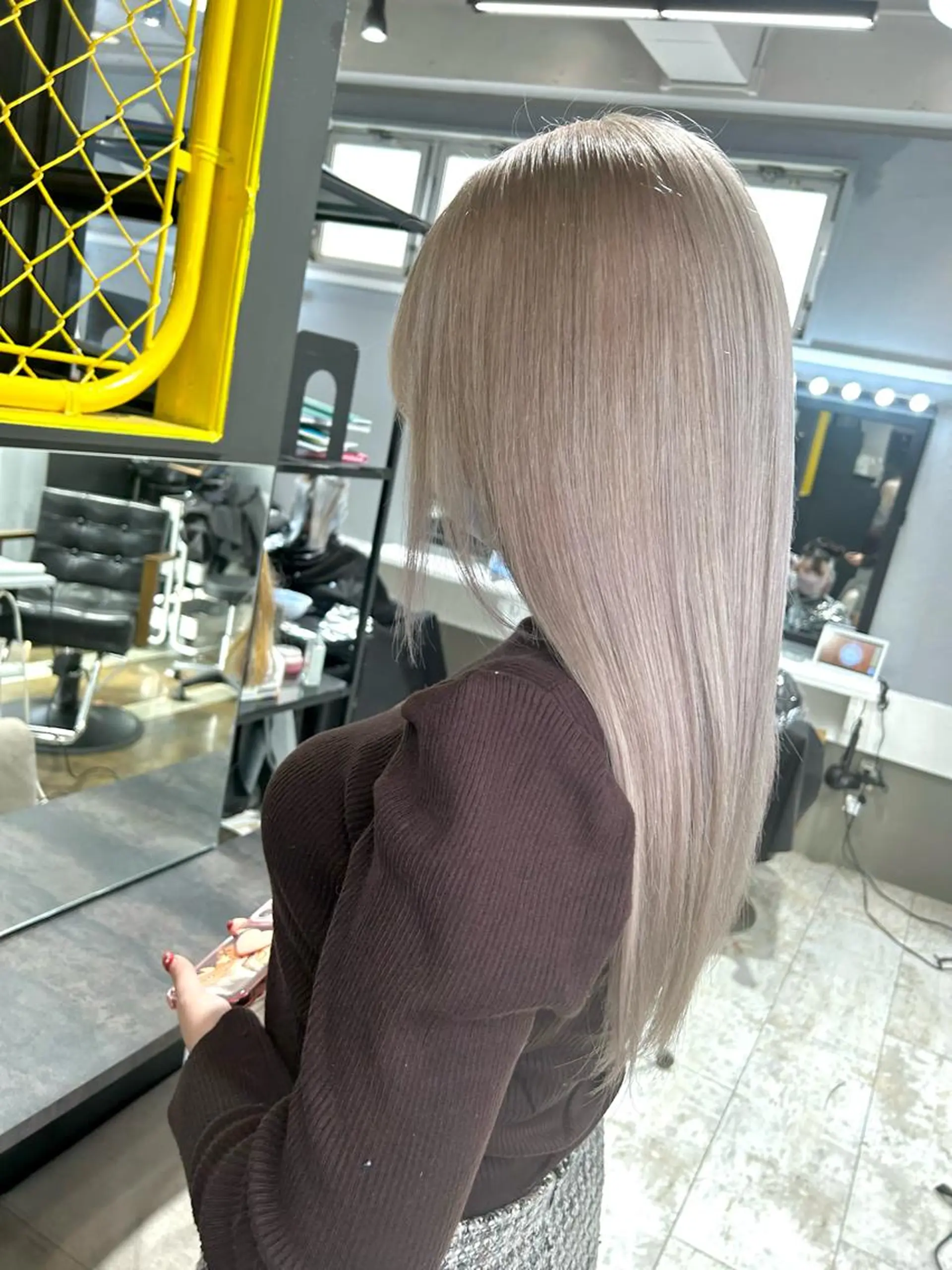 ロング カラー カット ヘアカラー トリートメント Giselハヤシ ケンタのヘアスタイル