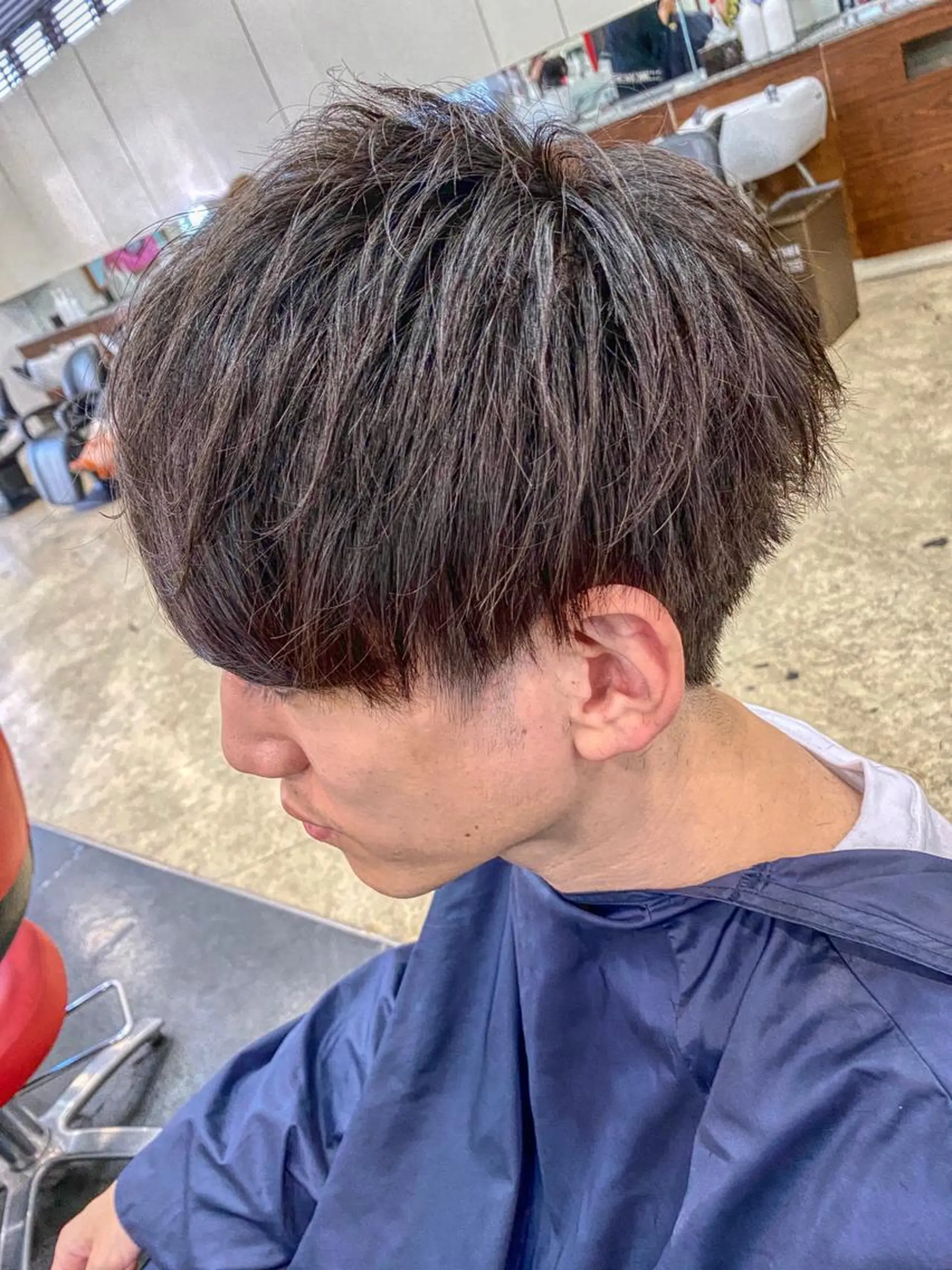 パーマ メンズ カット パーマ メンズパーマ特化💇 奥田敦哉のヘアスタイル