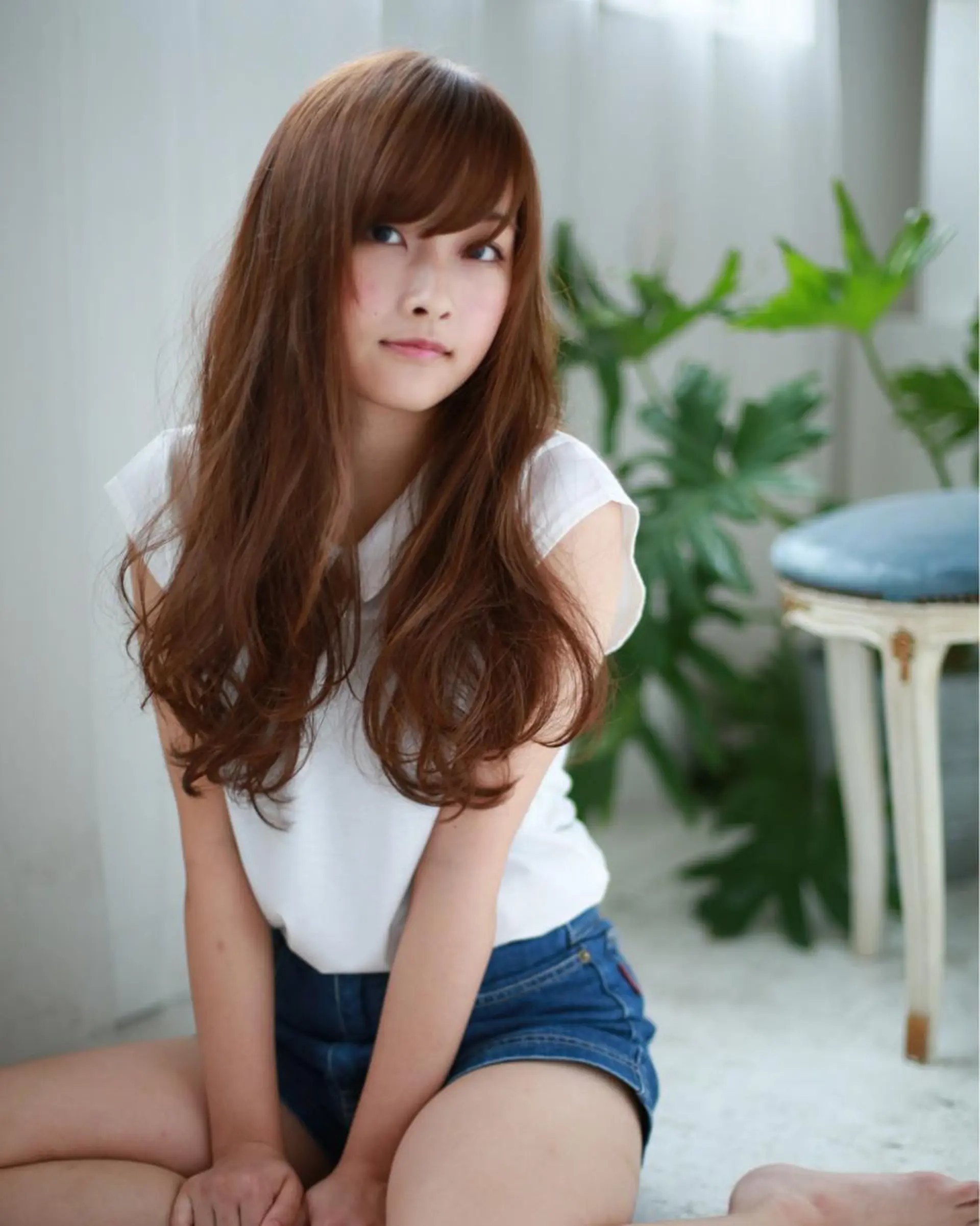 セミロング ロング カラー パーマ miiro 長津田 髪質改善　フジムラのヘアスタイル