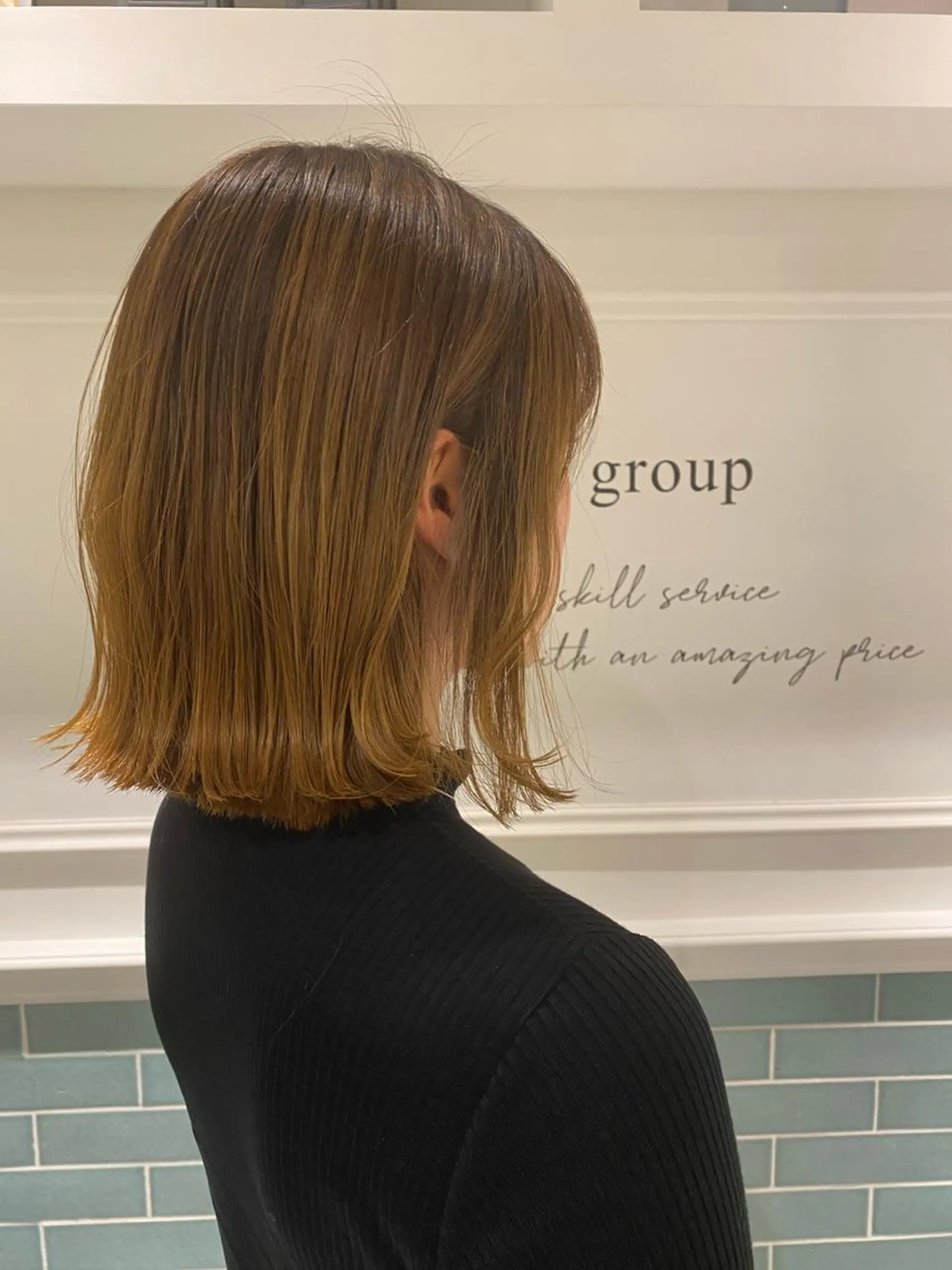 ミディアム 髪質改善レイヤー/ ボブたんの翔太のヘアスタイル