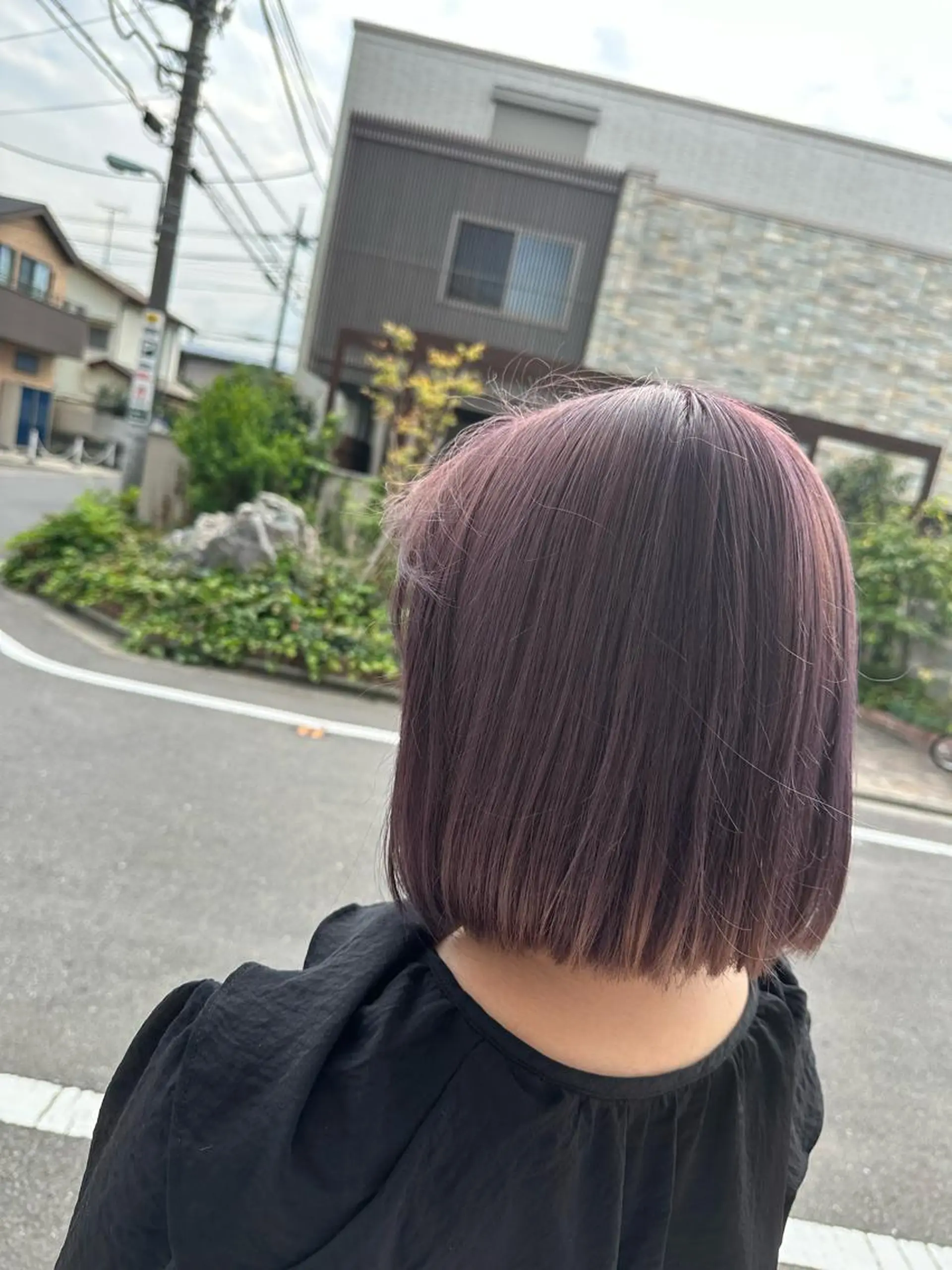 ショート カラー 🪼高評価🪼 💎柴崎の藤咲💎のヘアスタイル