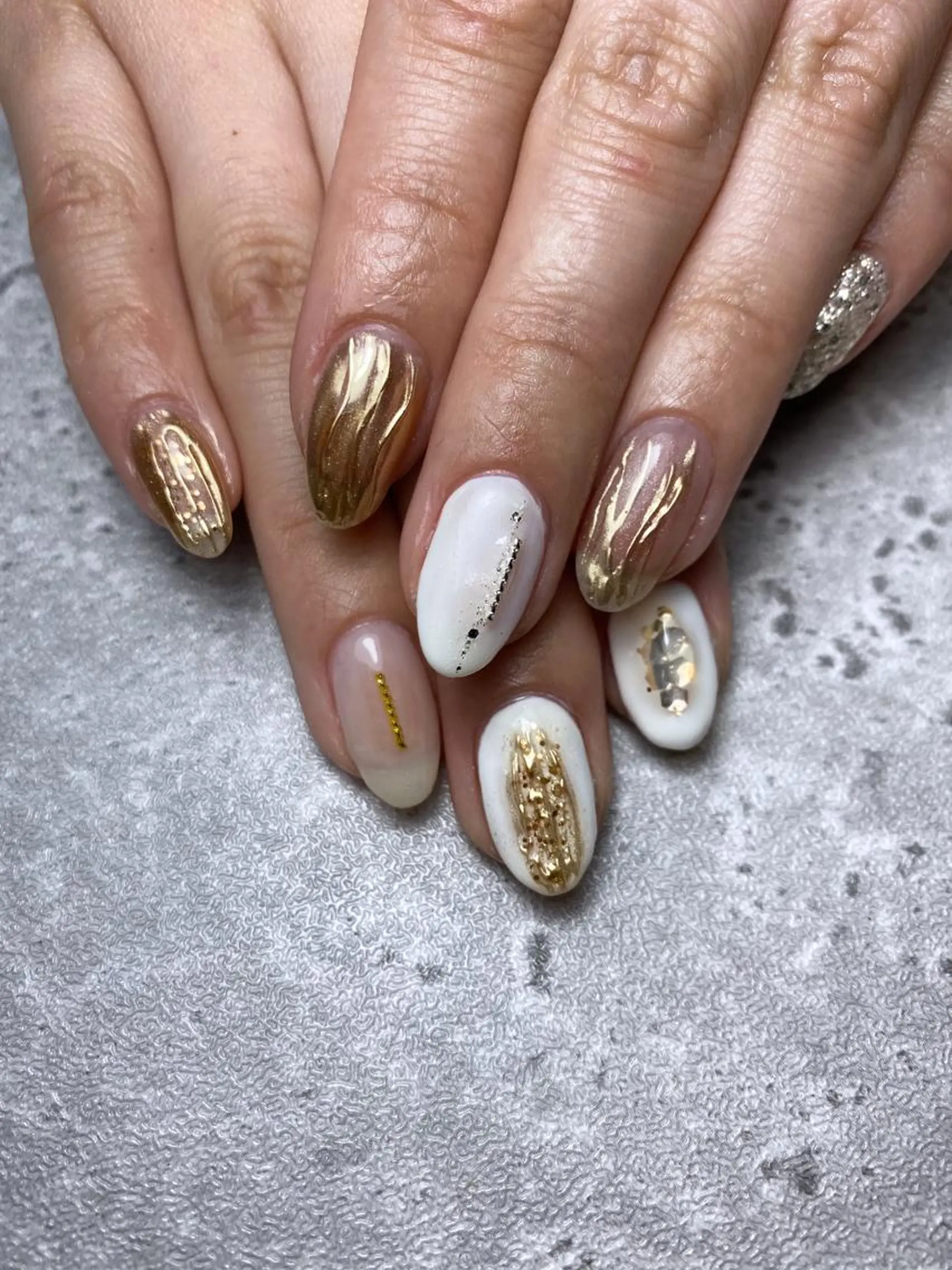 ネイル 持ち込み ハンドネイル ハンドケア 🌿Charme🌿 MAIのネイルデザイン