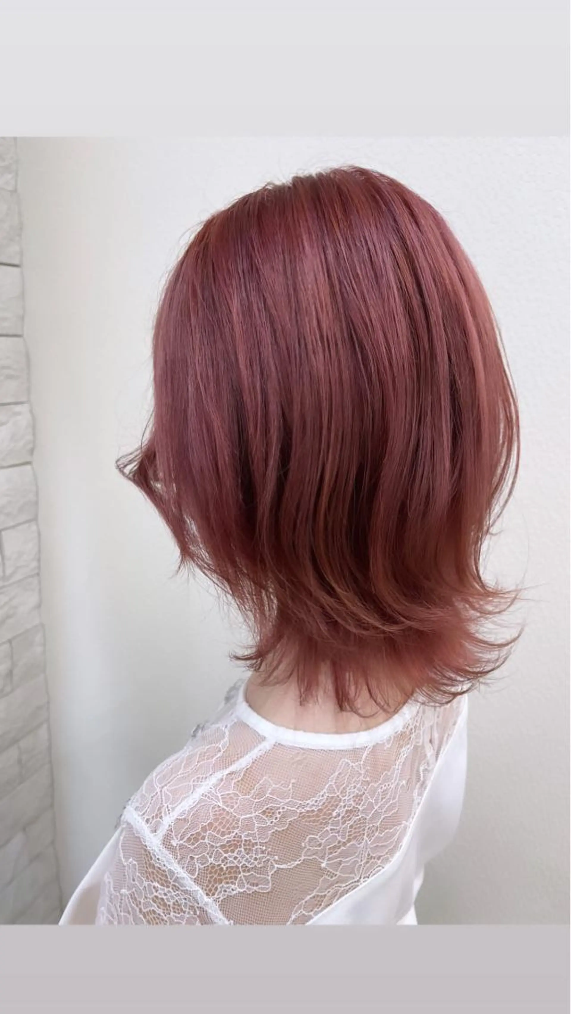 カラー ブリーチ カット ヘアカラー 名古屋のピンク好き かずくん🦩のヘアスタイル