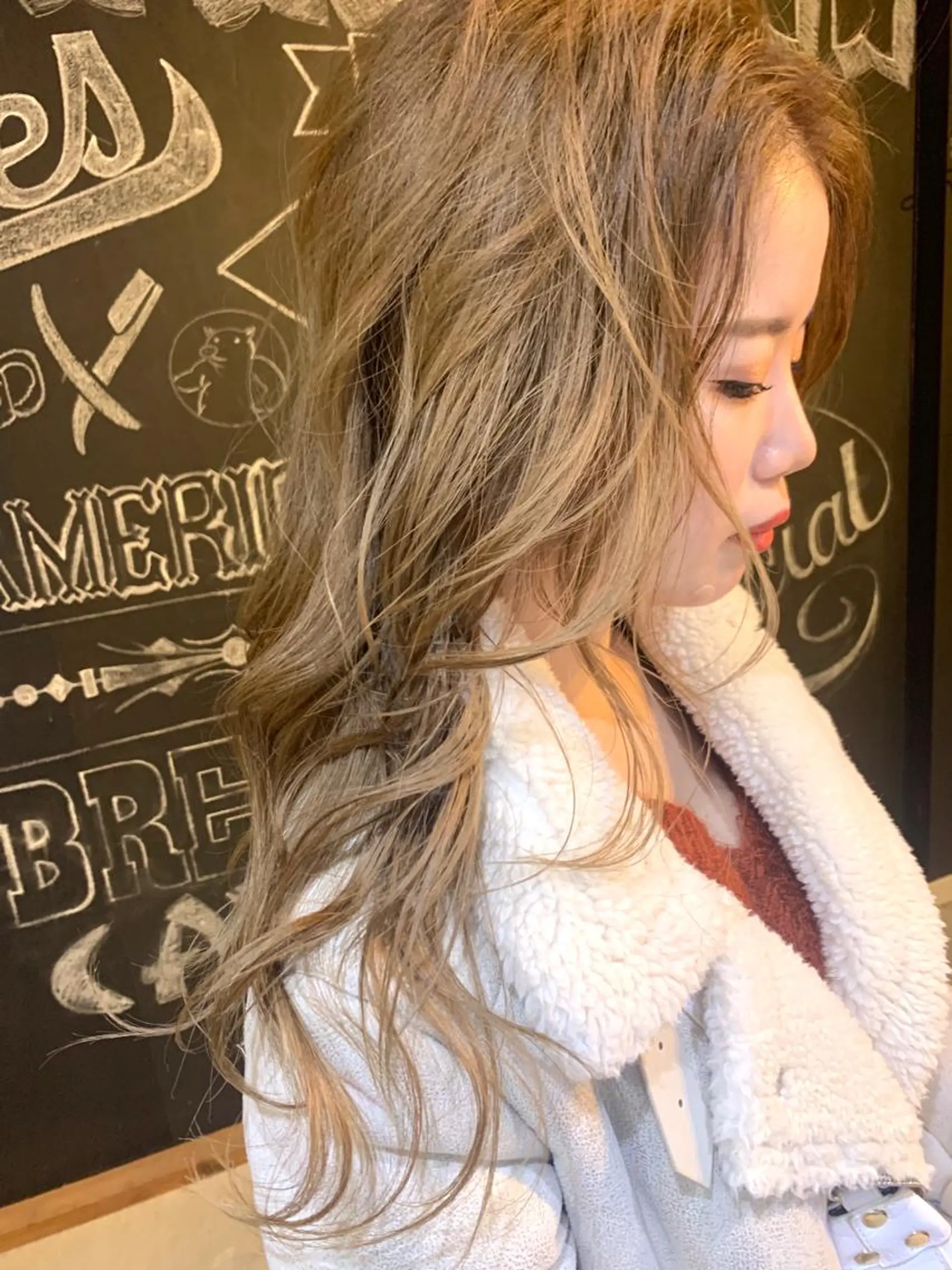 ロング カラー ヘアカラー トリートメント メンズヘア/レイヤー /ボブ山内春輝のヘアスタイル