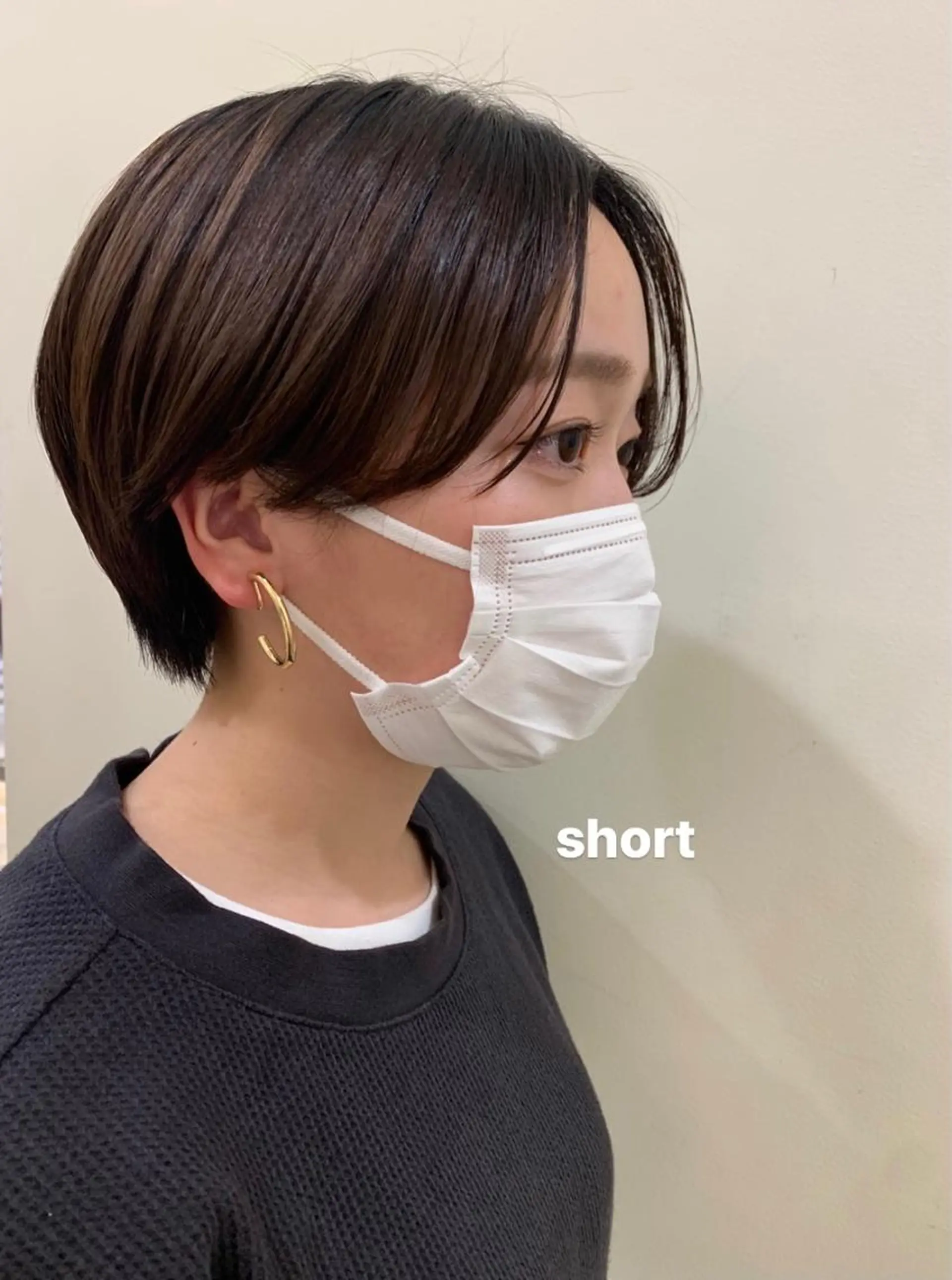 ショート ショートヘア 顔周り/レイヤー 🤍マリノのヘアスタイル