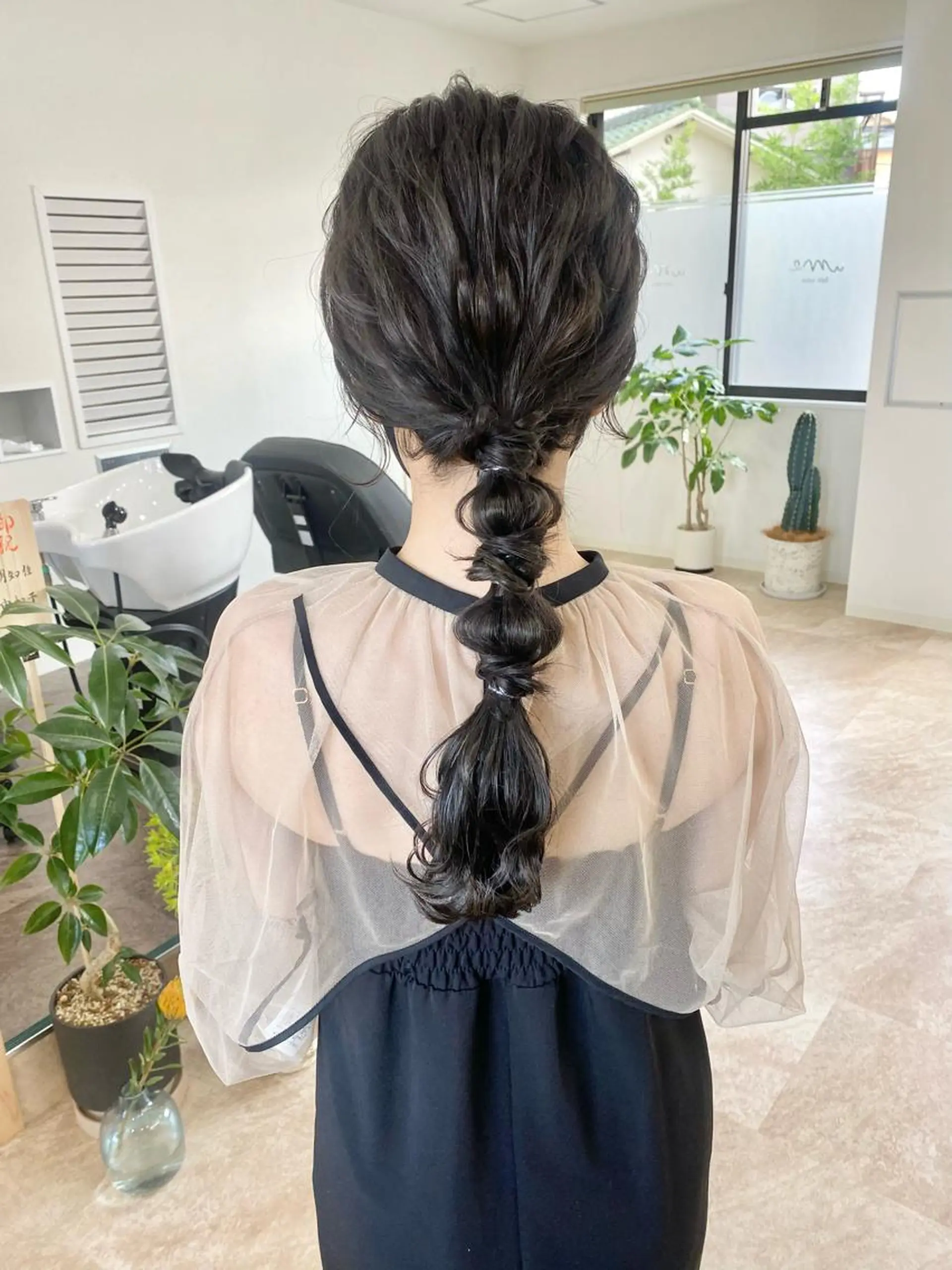セミロング カラー ヘアアレンジ ひなの .のその他イメージ