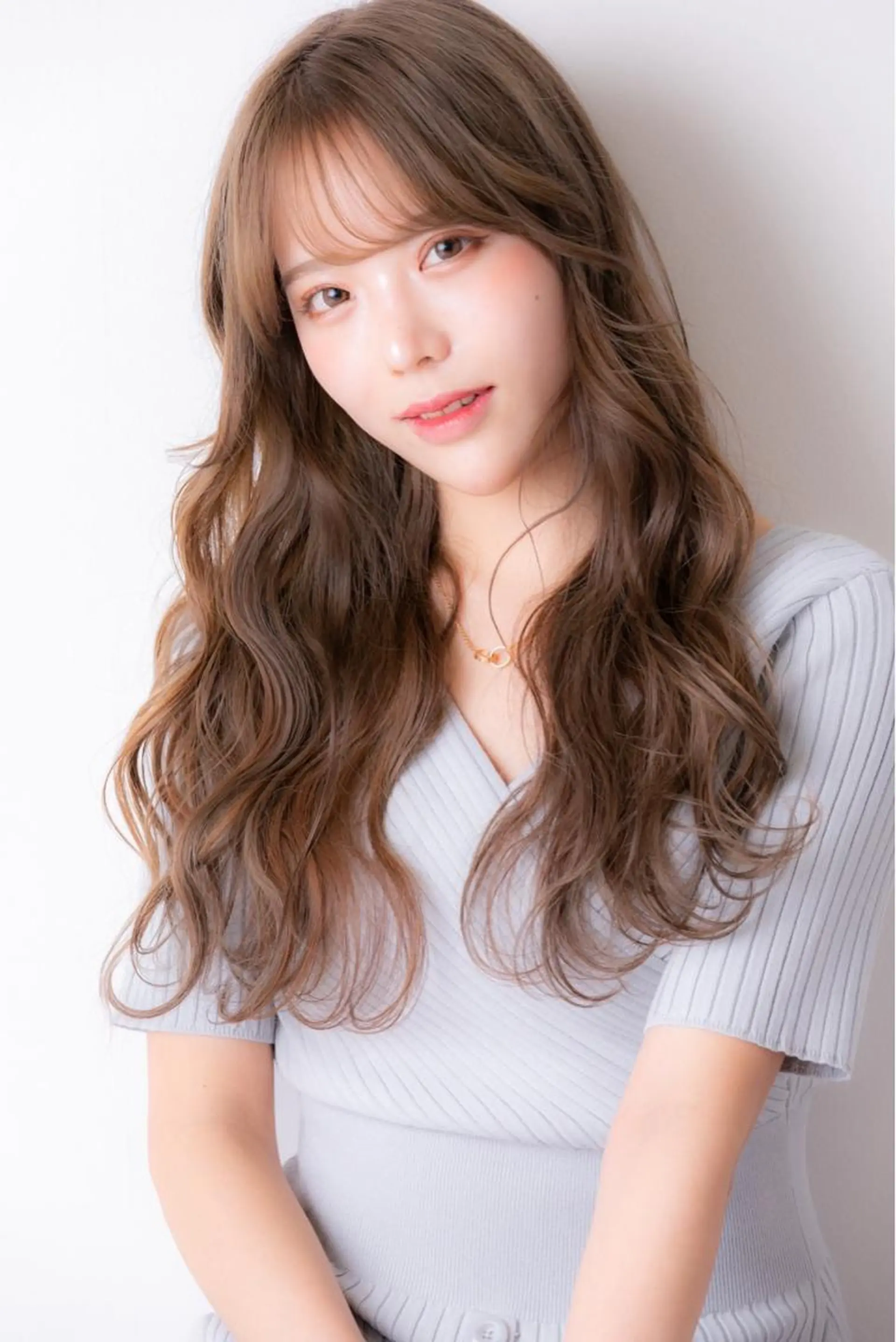 セミロング カラー パーマ ヘアアレンジ メンズ シールエクステ メンズバレイヤージュ メンズブリーチ メンズハイライト メンズインナーカラー 🦋高瀬寛菜🦋 韓国/ブリーチのヘアスタイル