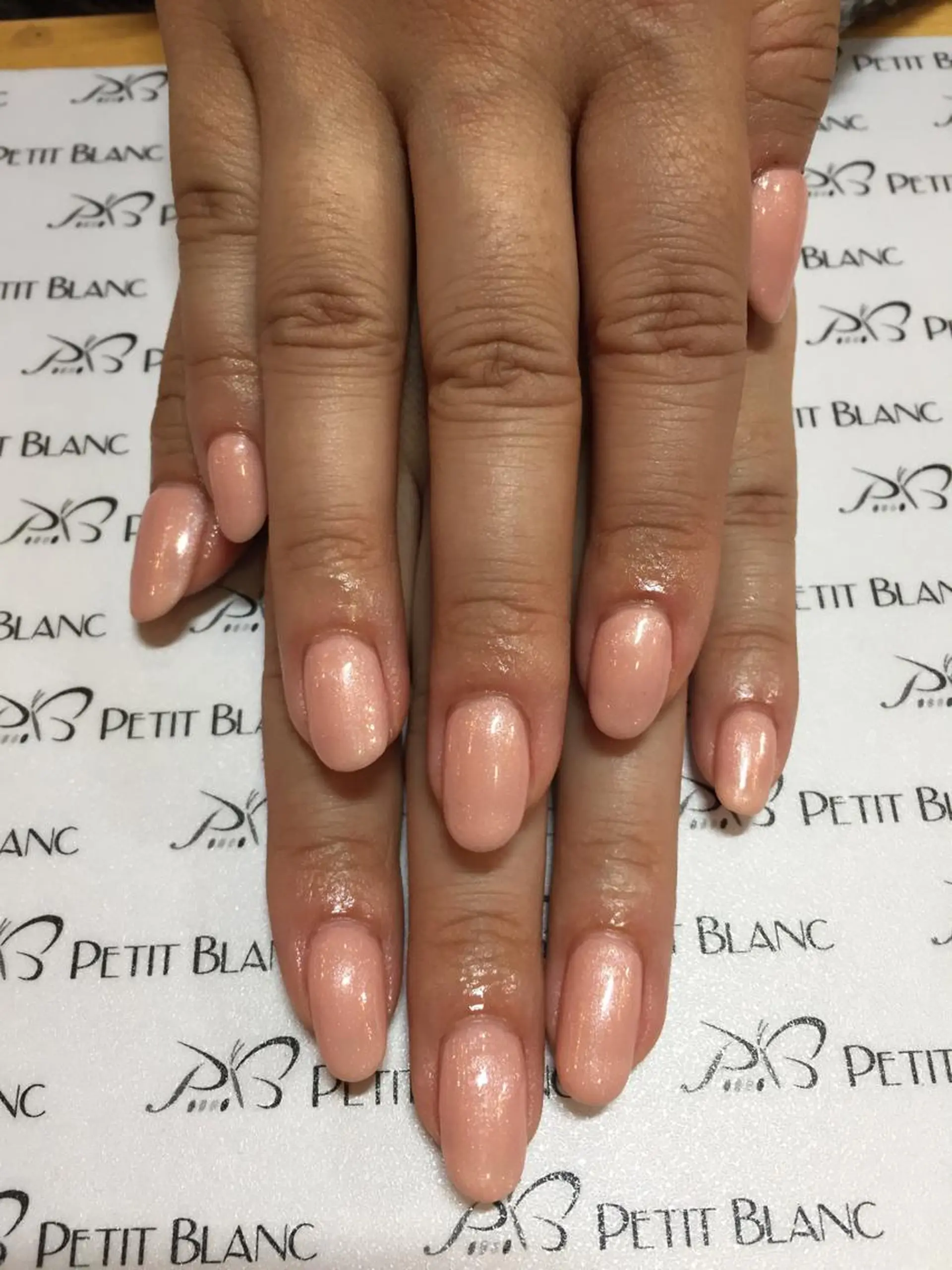 ネイル ワンカラーネイル PetitBlanc KAZUKIのネイルデザイン