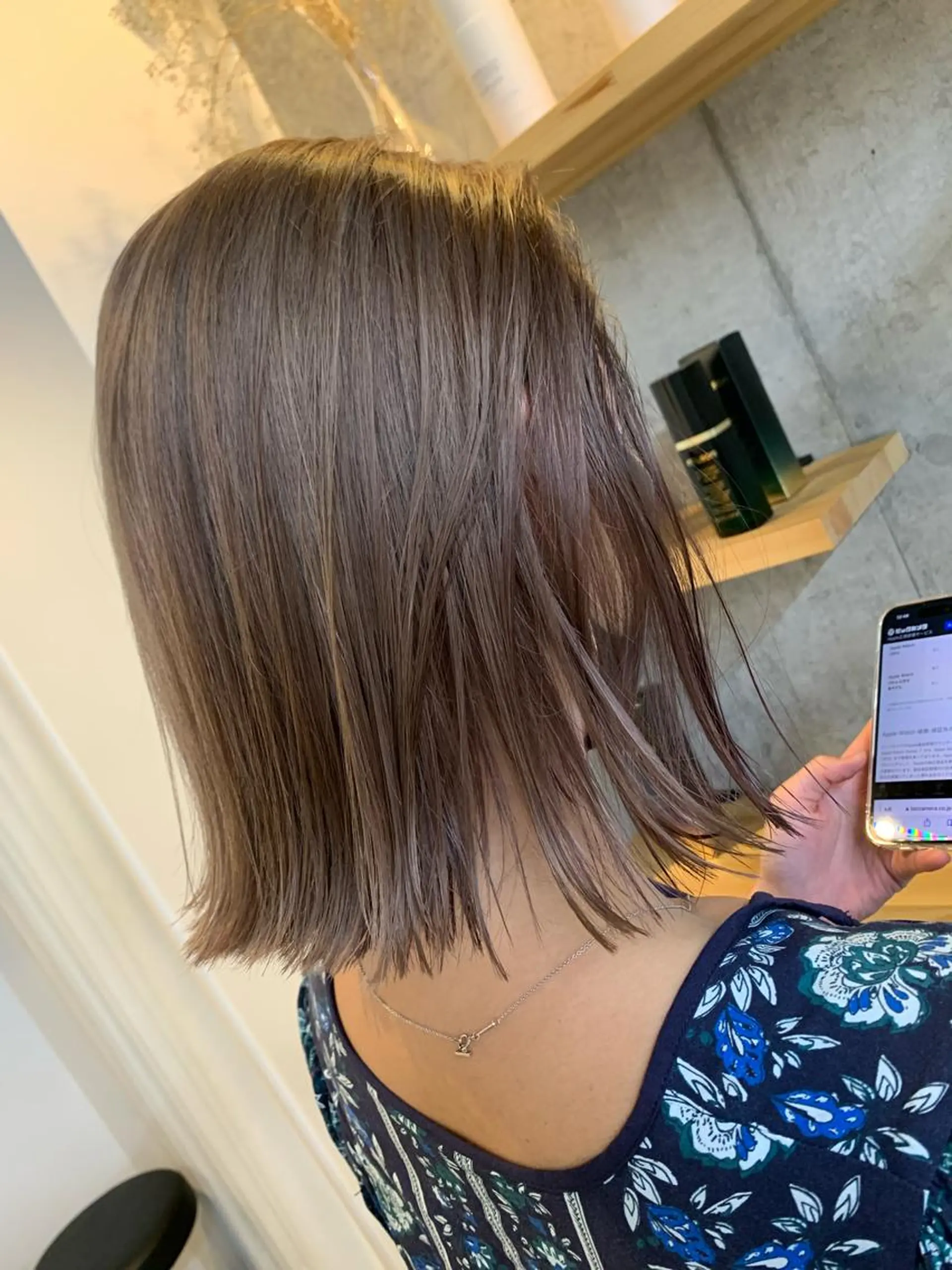 ショート カラー ヘアカラー トリートメント 天野 開のヘアスタイル