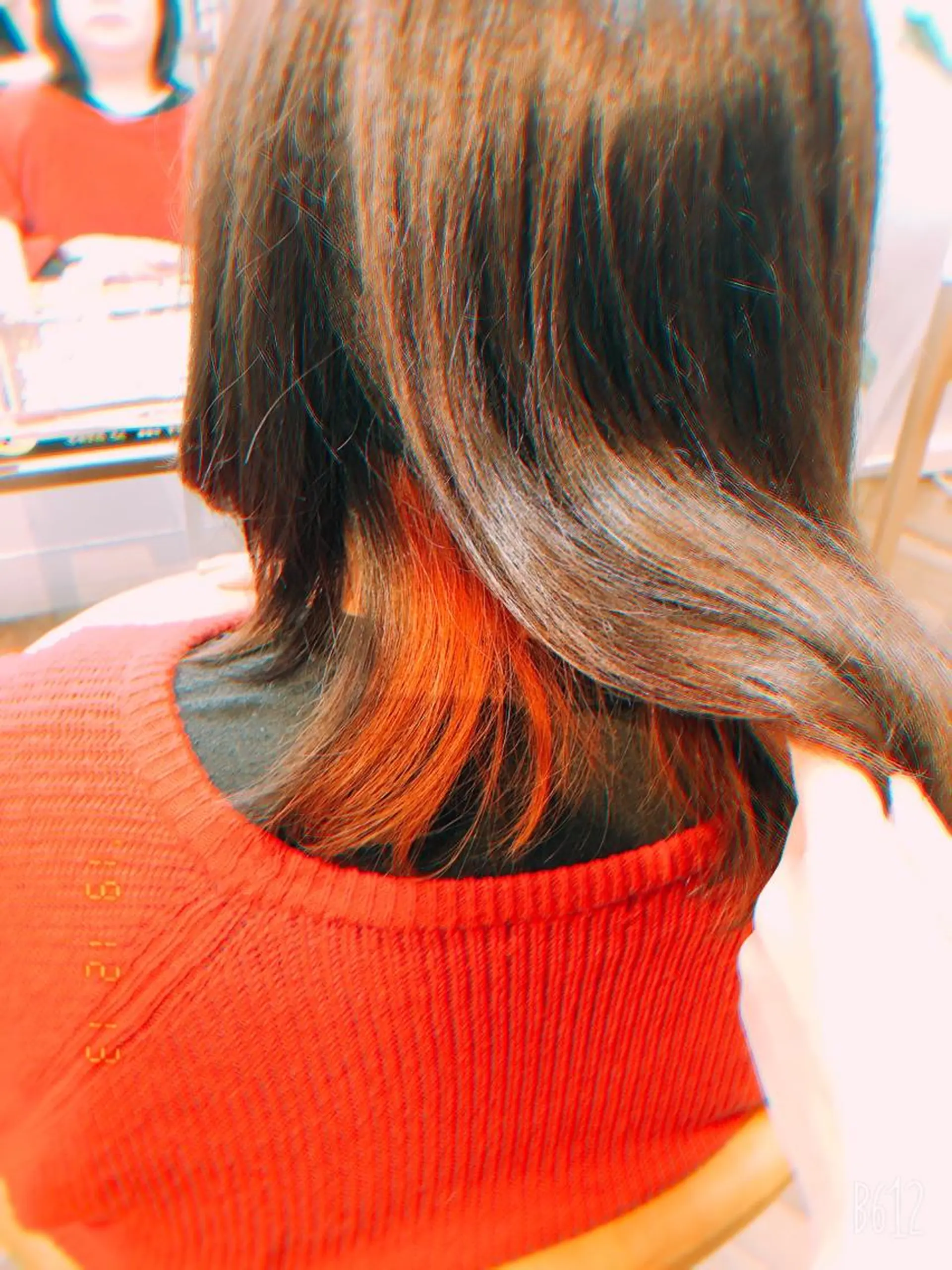 セミロング カラー newi 天王寺　 masakoのヘアスタイル