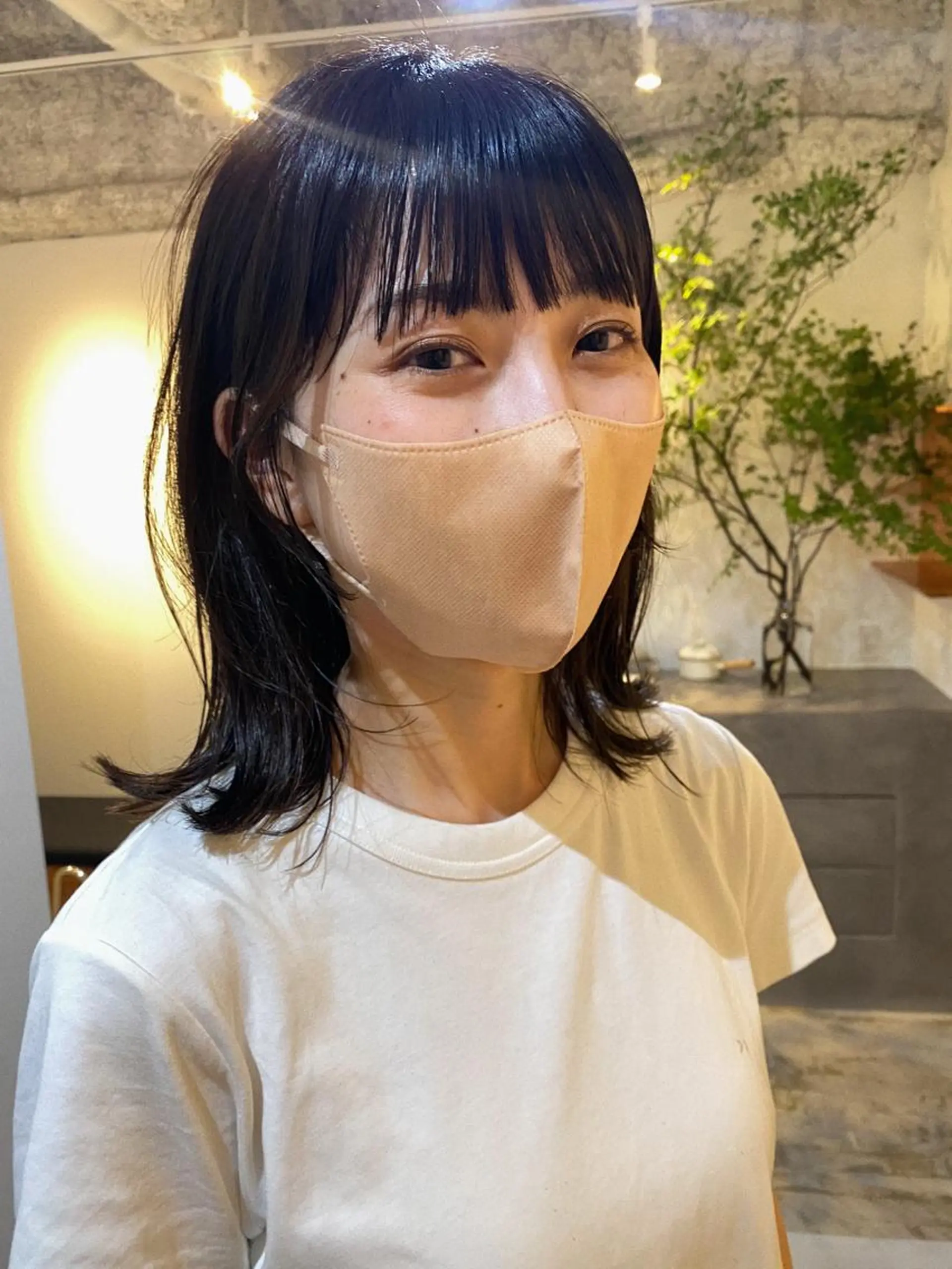 ミディアム カラー 砂原 ひよりのヘアスタイル