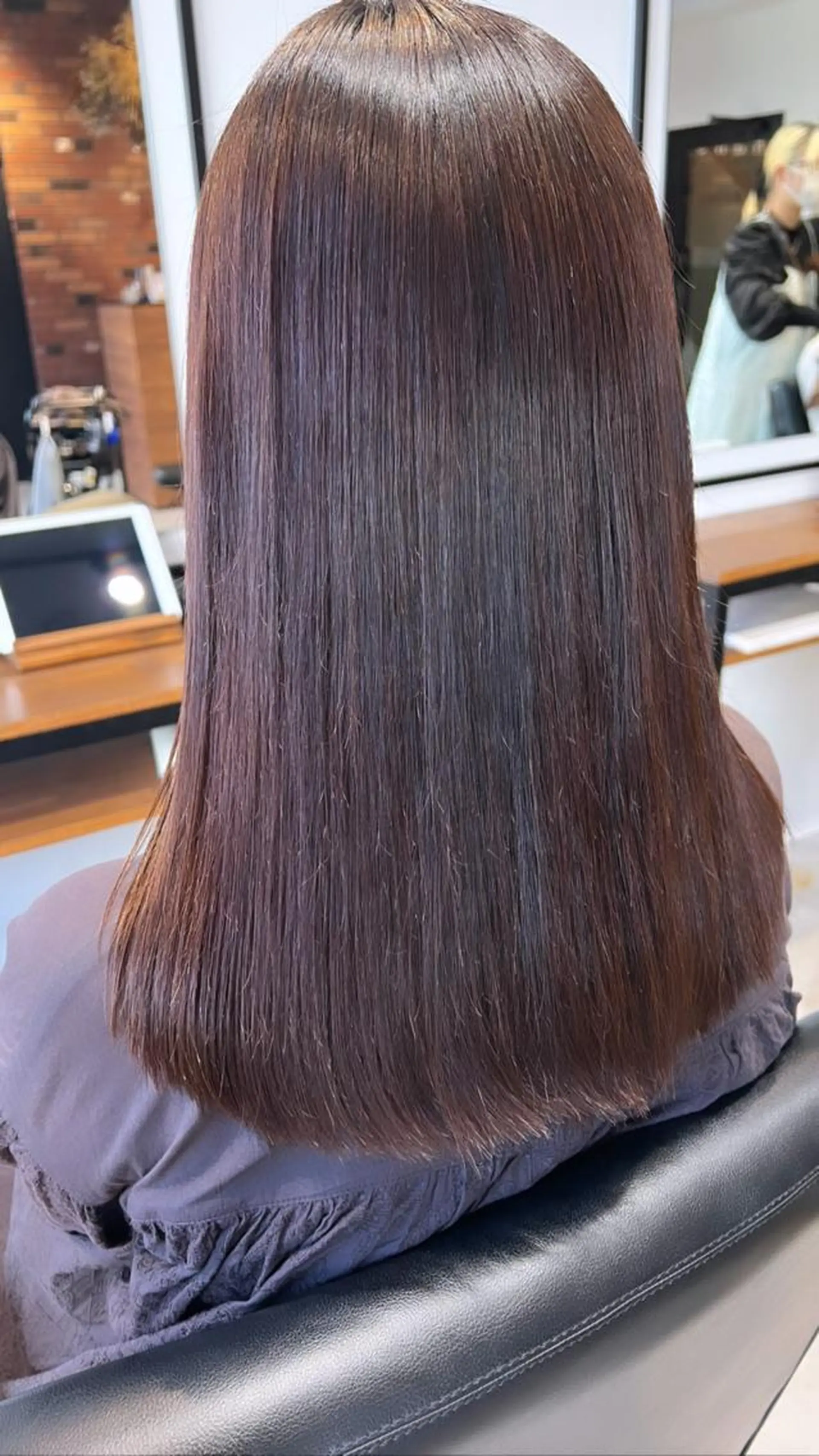 ロング 丹羽大喜 縮毛矯正/美髪矯正のヘアスタイル