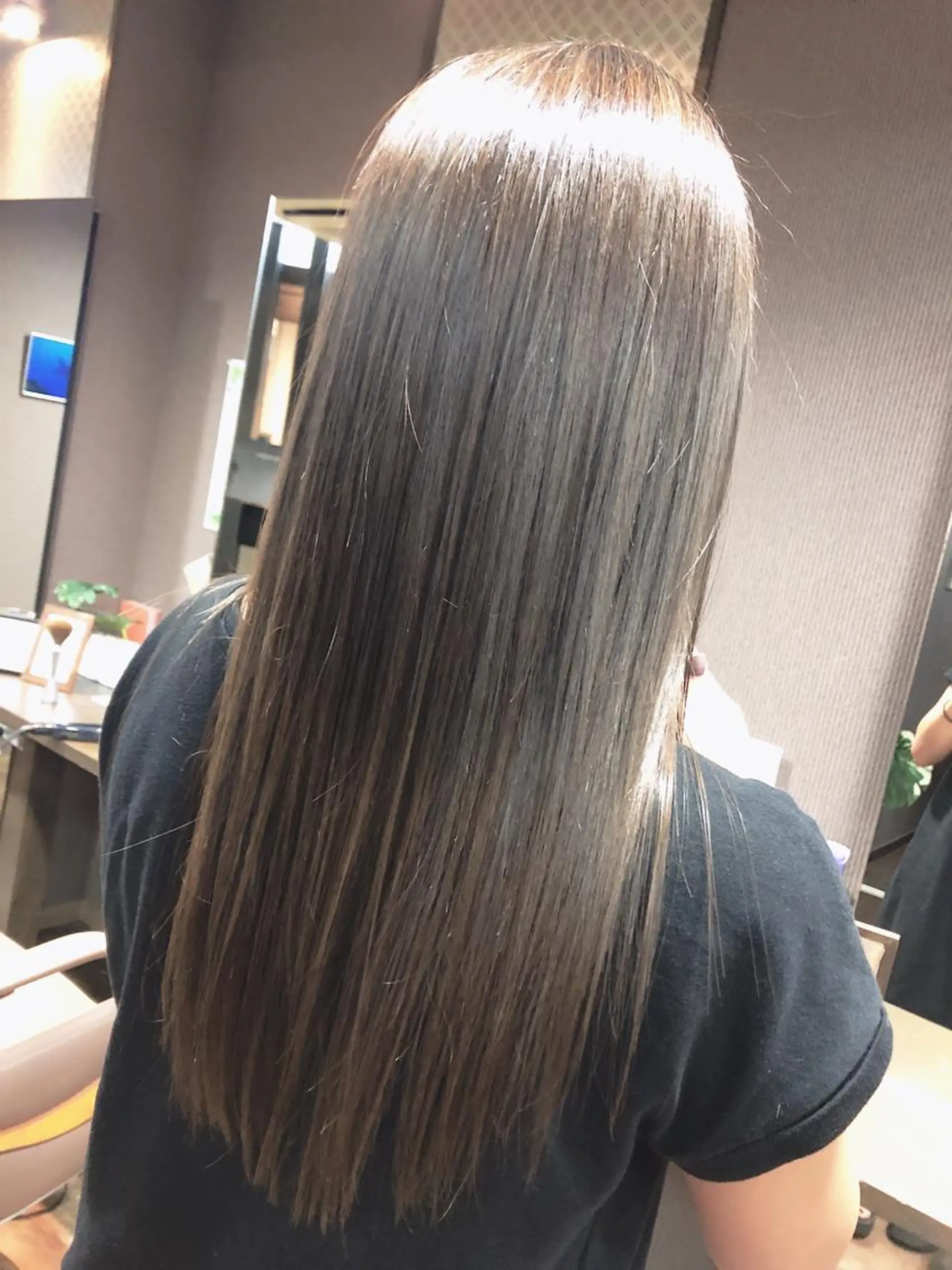 ロング カラー カット ヘアカラー トリートメント pep natsumiのヘアスタイル