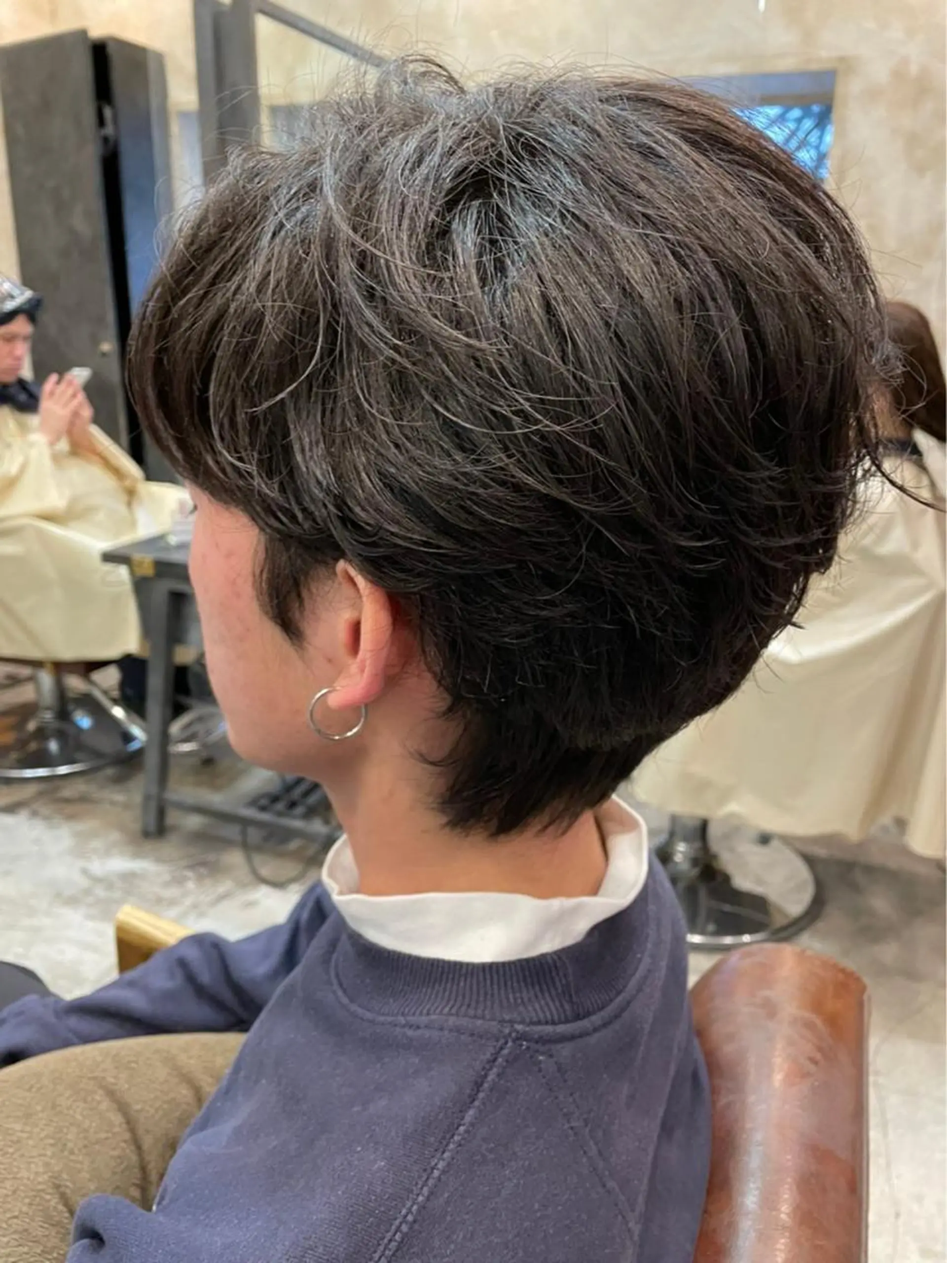 ミディアム カラー特化 横川　翔希のヘアスタイル