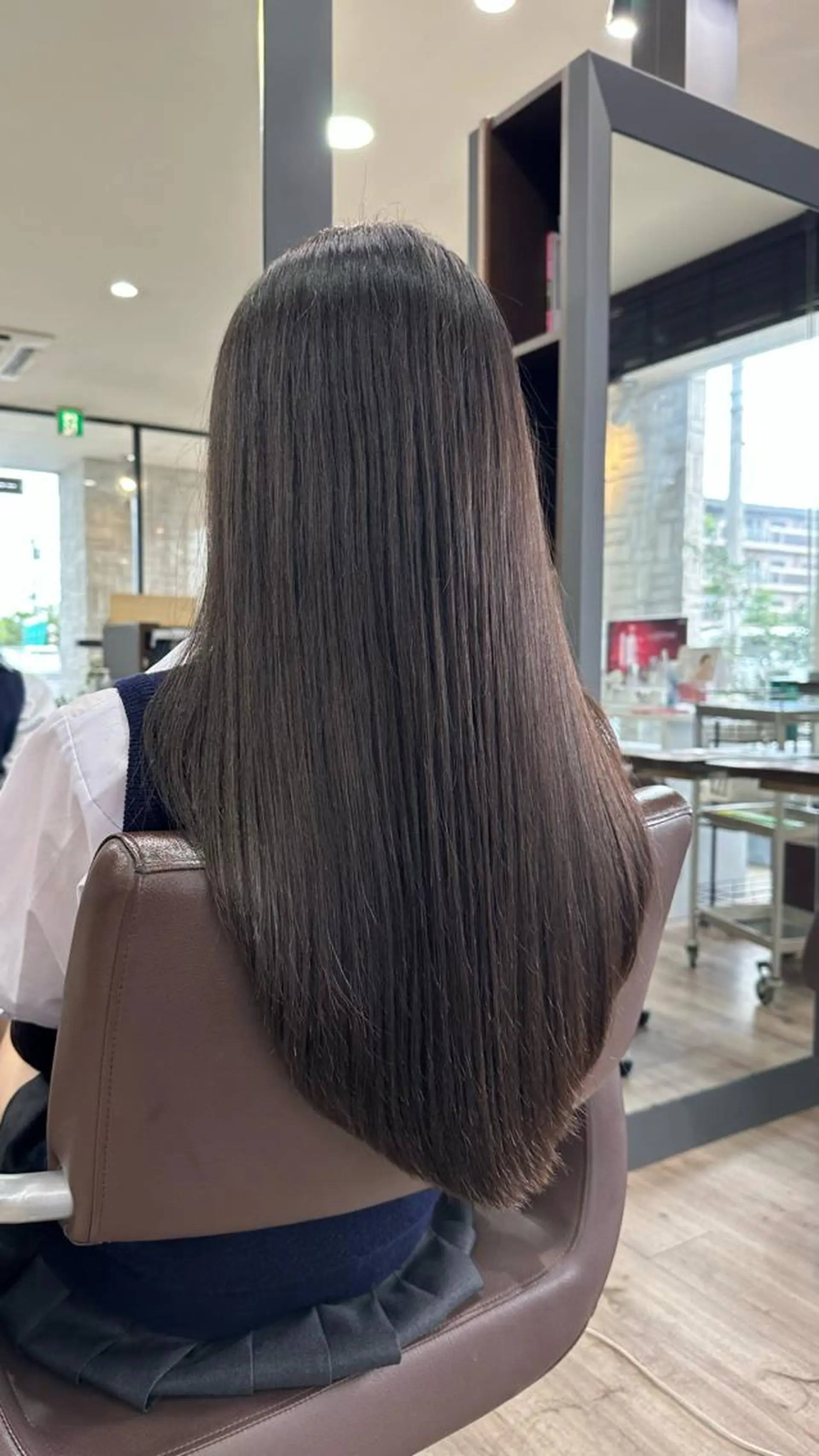 ロング レイヤーカット たなか りなのヘアスタイル