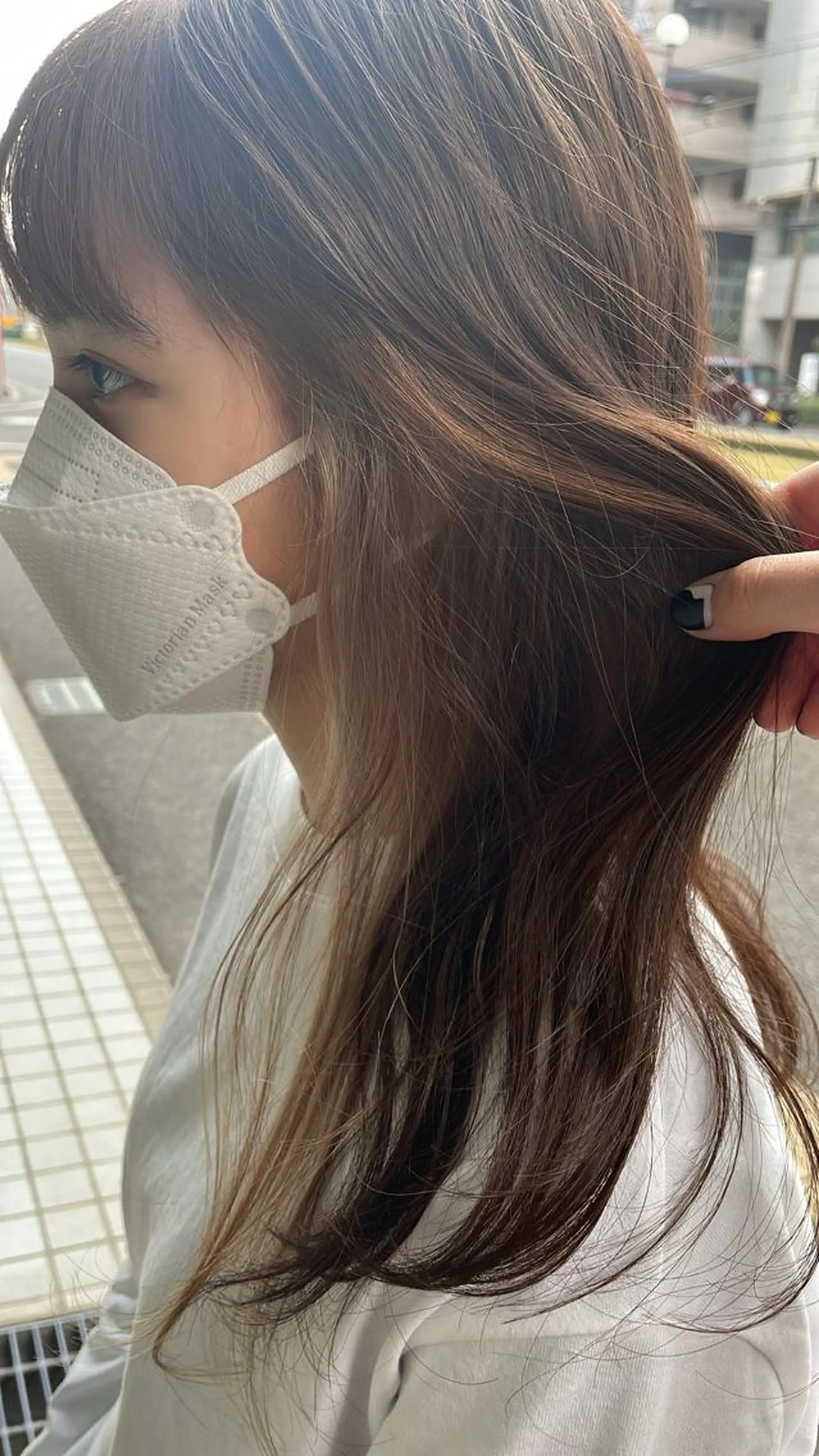 ロング 田原春 花梨のヘアスタイル