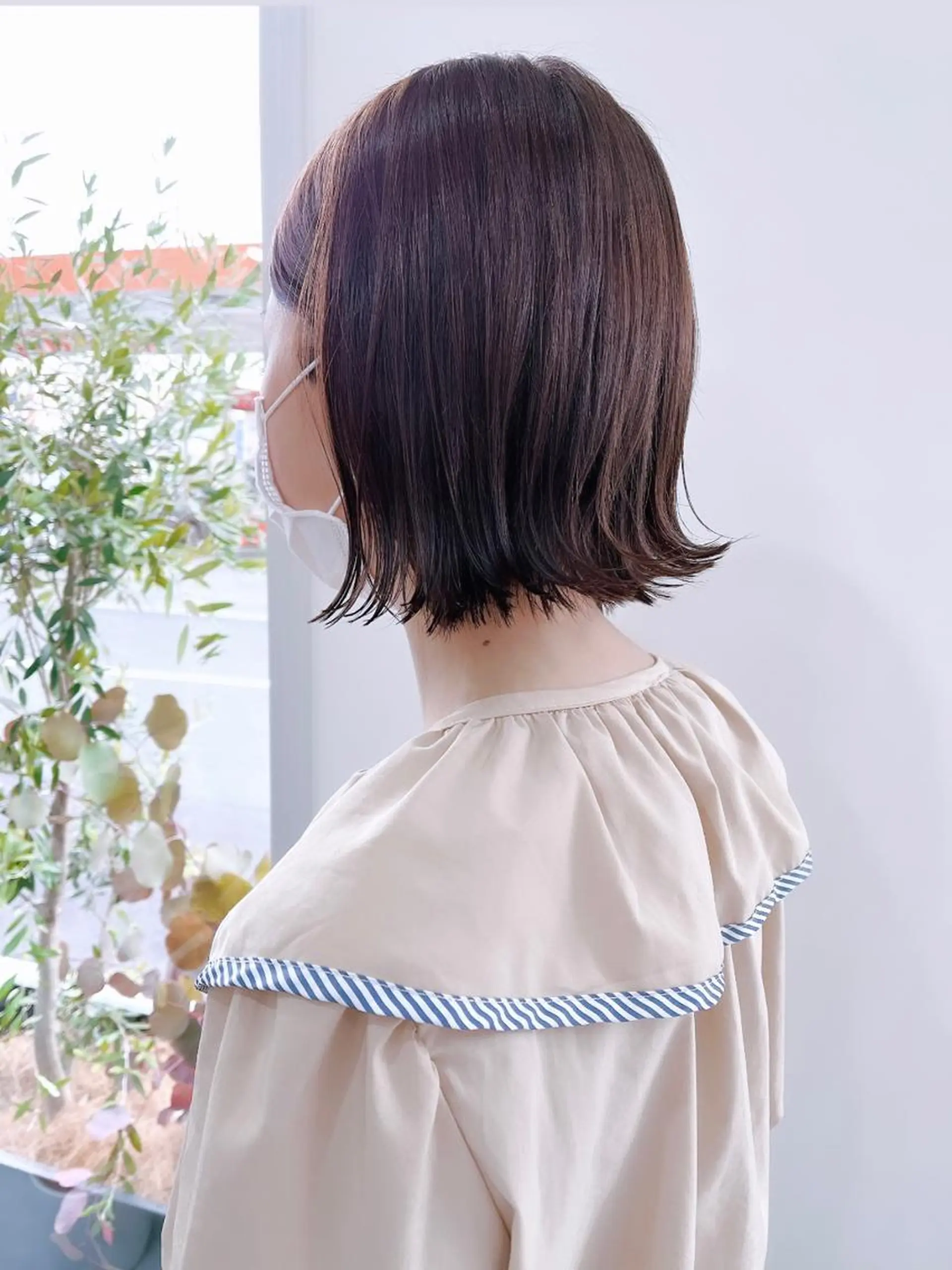 ショート カラー ボブ 外ハネヘア hair salon mayumiのヘアスタイル