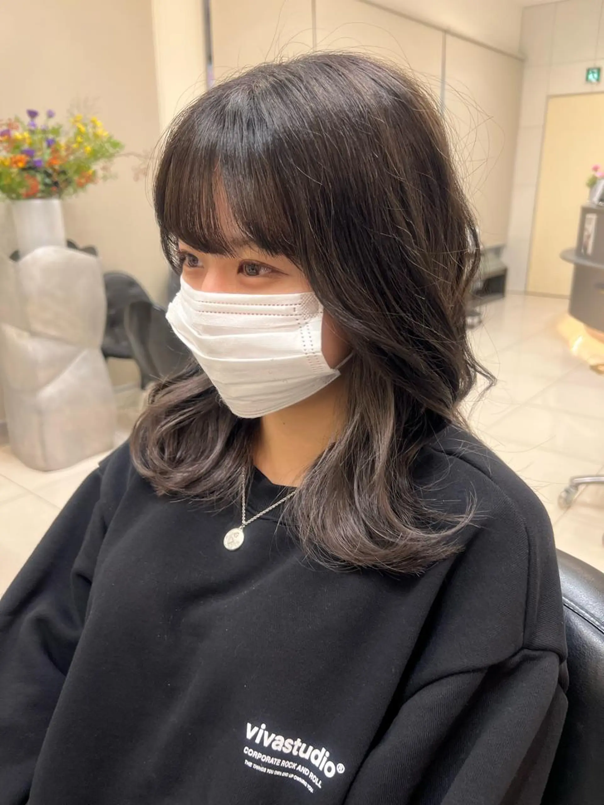 セミロング カラー カット ヘアカラー トリートメント ハイトーン/ブリーチ /ボブ特化/SOMAのヘアスタイル