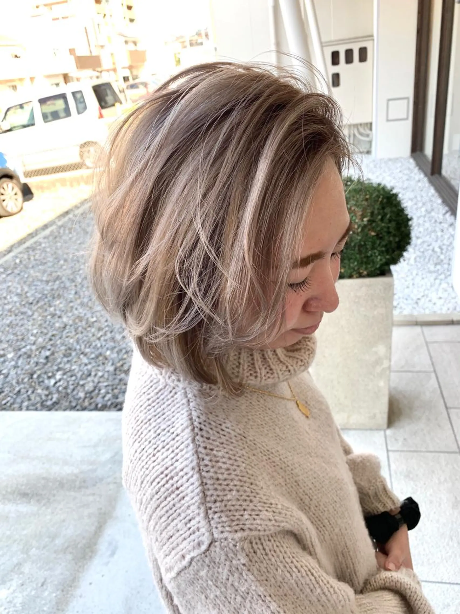 ショート カラー パーマ ヘアアレンジ メンズ キッズ ネイル マツエク・マツパ ヘアカラー トリートメント ヘアセット 圧倒的なクォリティ✨ waku 岡崎店のヘアスタイル
