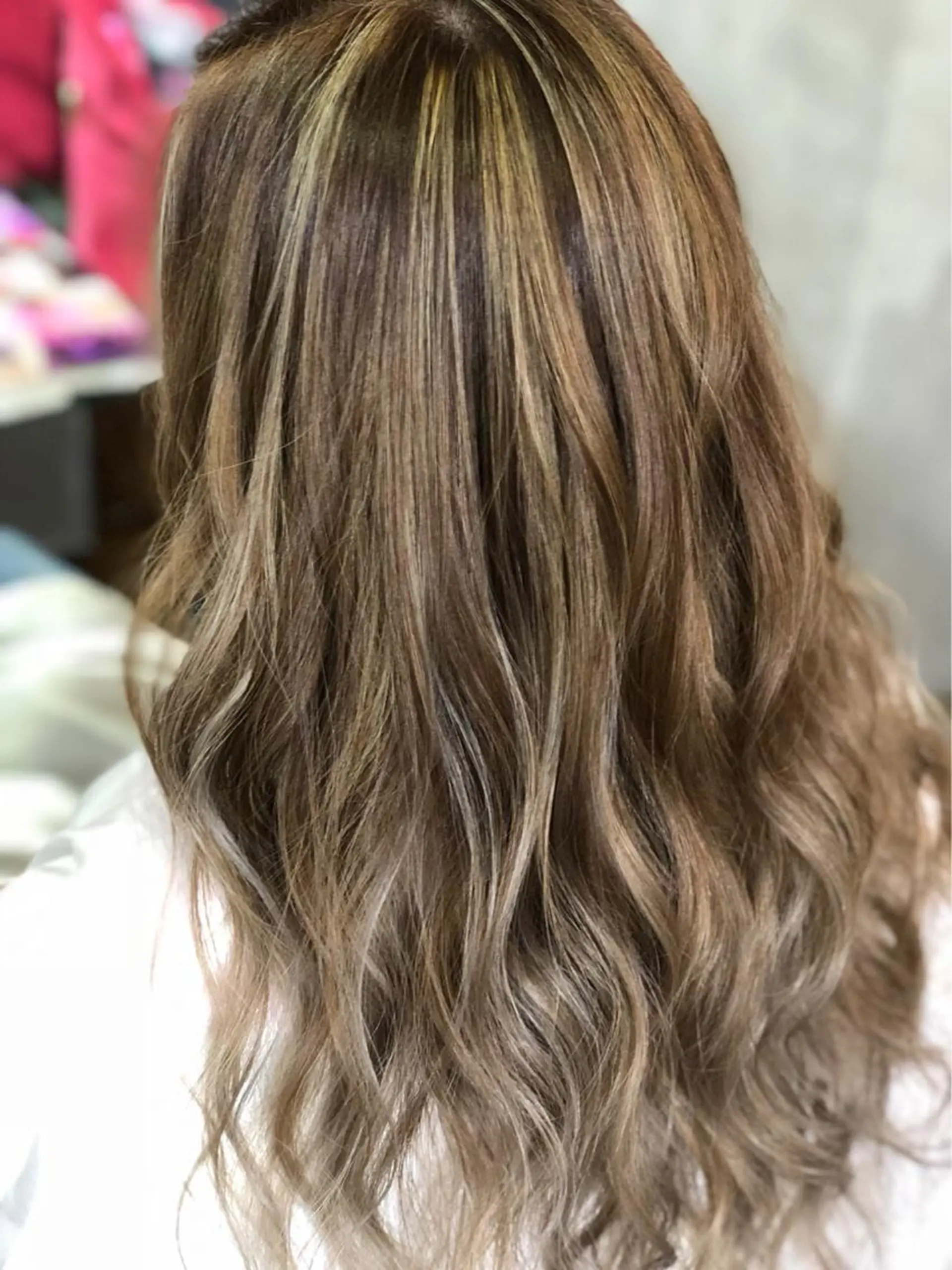 ロング ヘアカラー トリートメント 西村 雄二/エクステのヘアスタイル