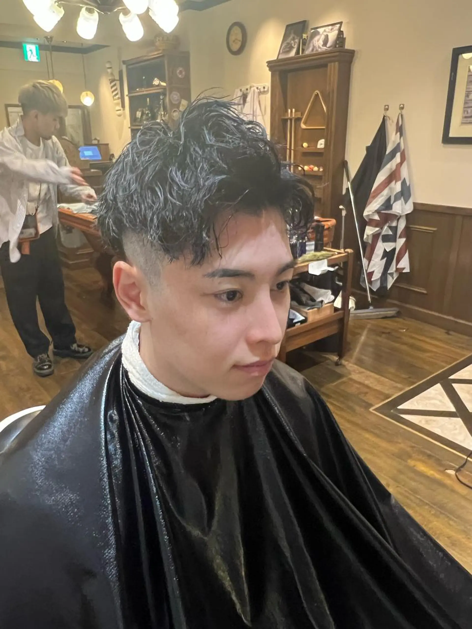 ショート パーマ メンズ 圓子 快のヘアスタイル