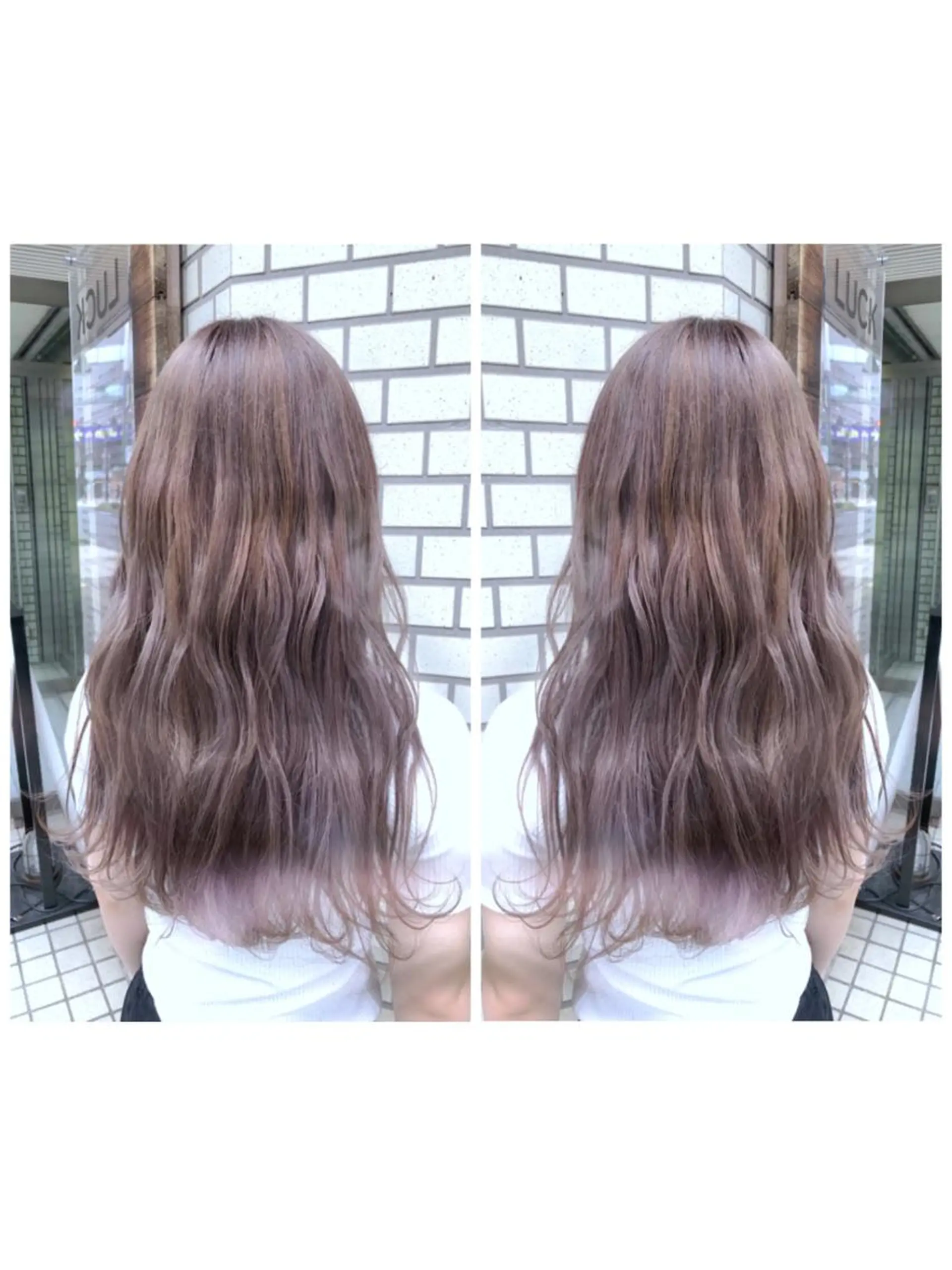 ロング カラー ベージュカラー ラベンダーカラー ラベンダーベージュ ブリーチ/髪質改善 🍊MASAKiのヘアスタイル