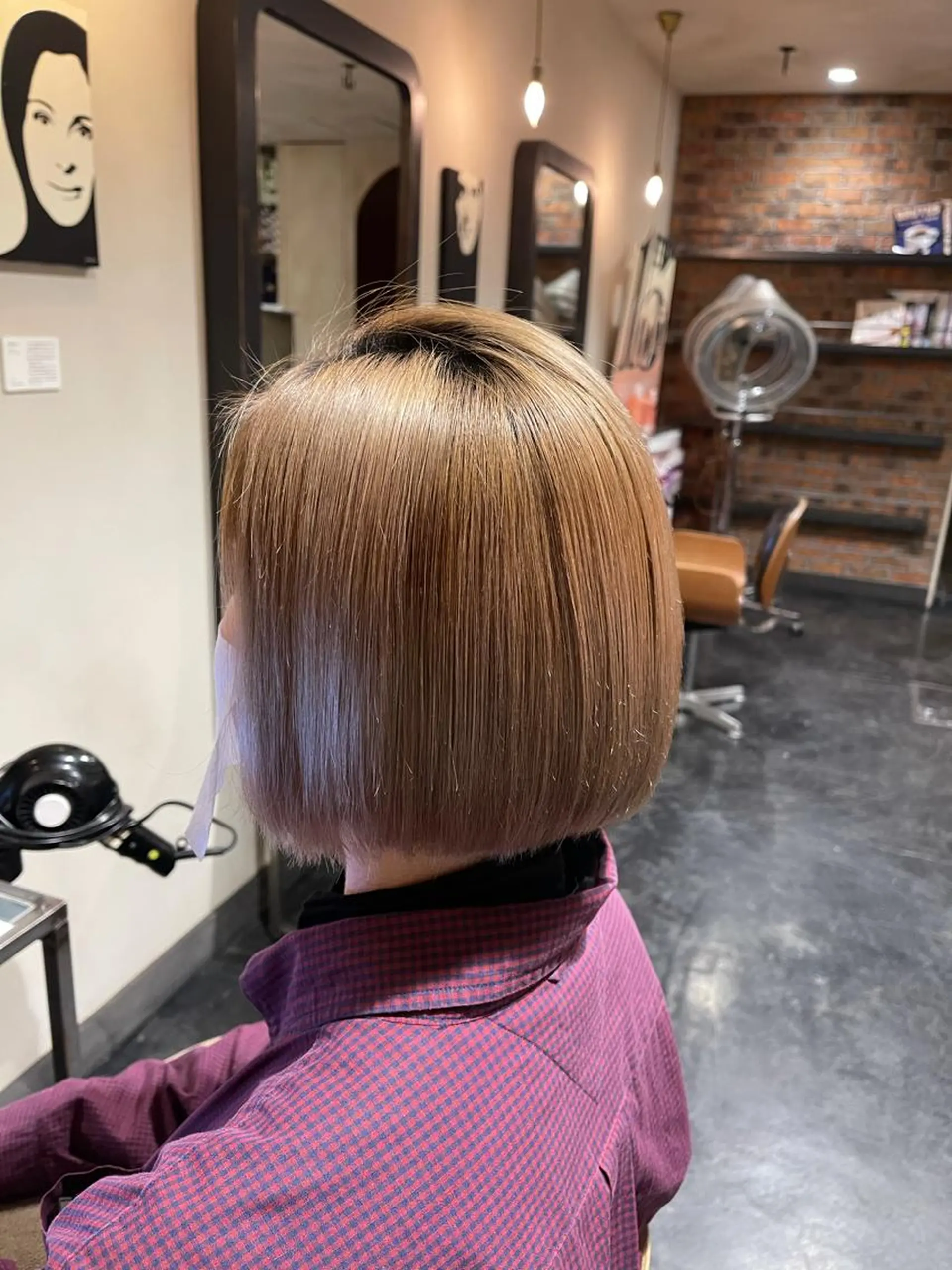 ミディアム 泉 堅也のヘアスタイル