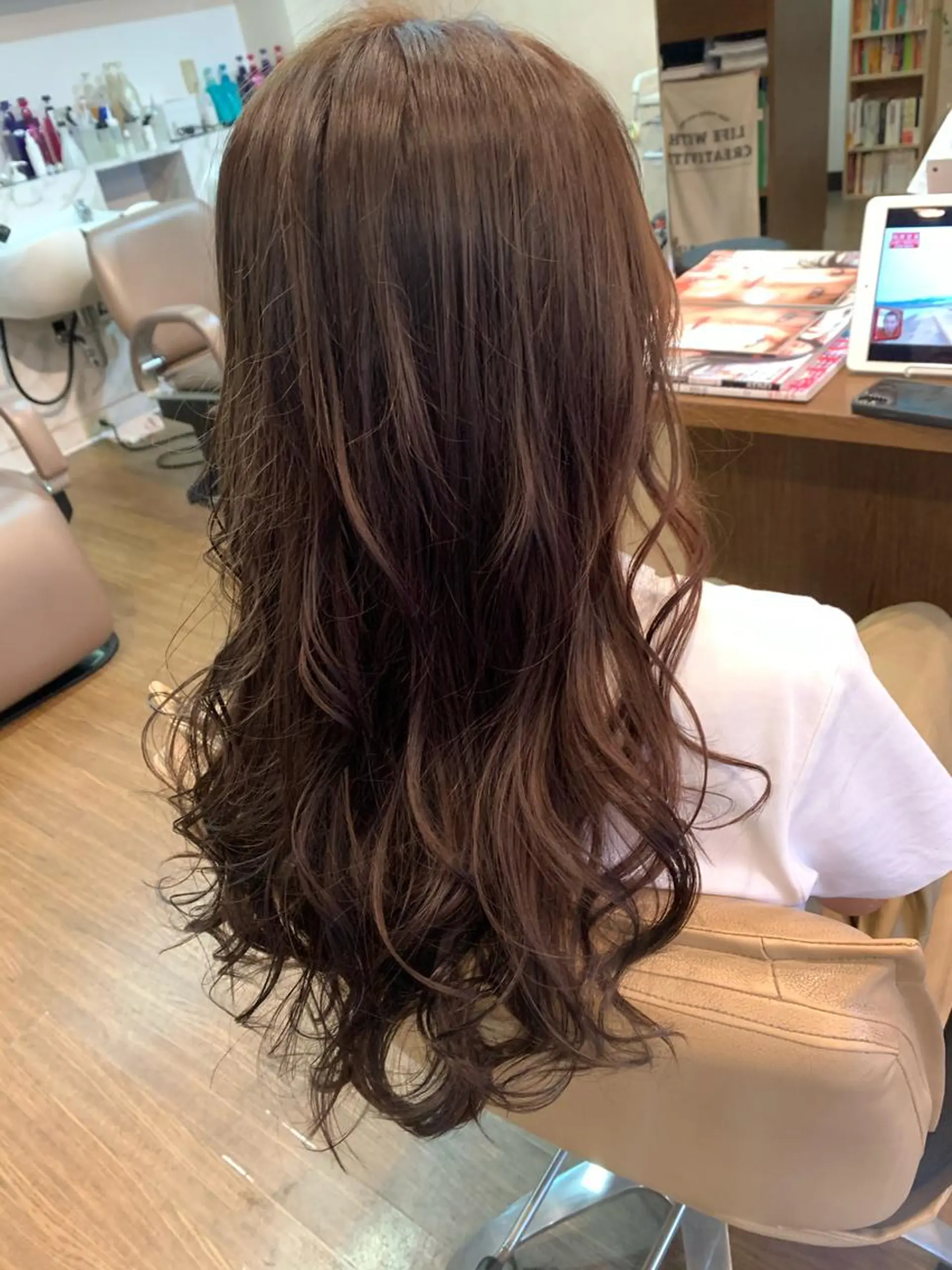 ロング coupe ciseauxのヘアスタイル
