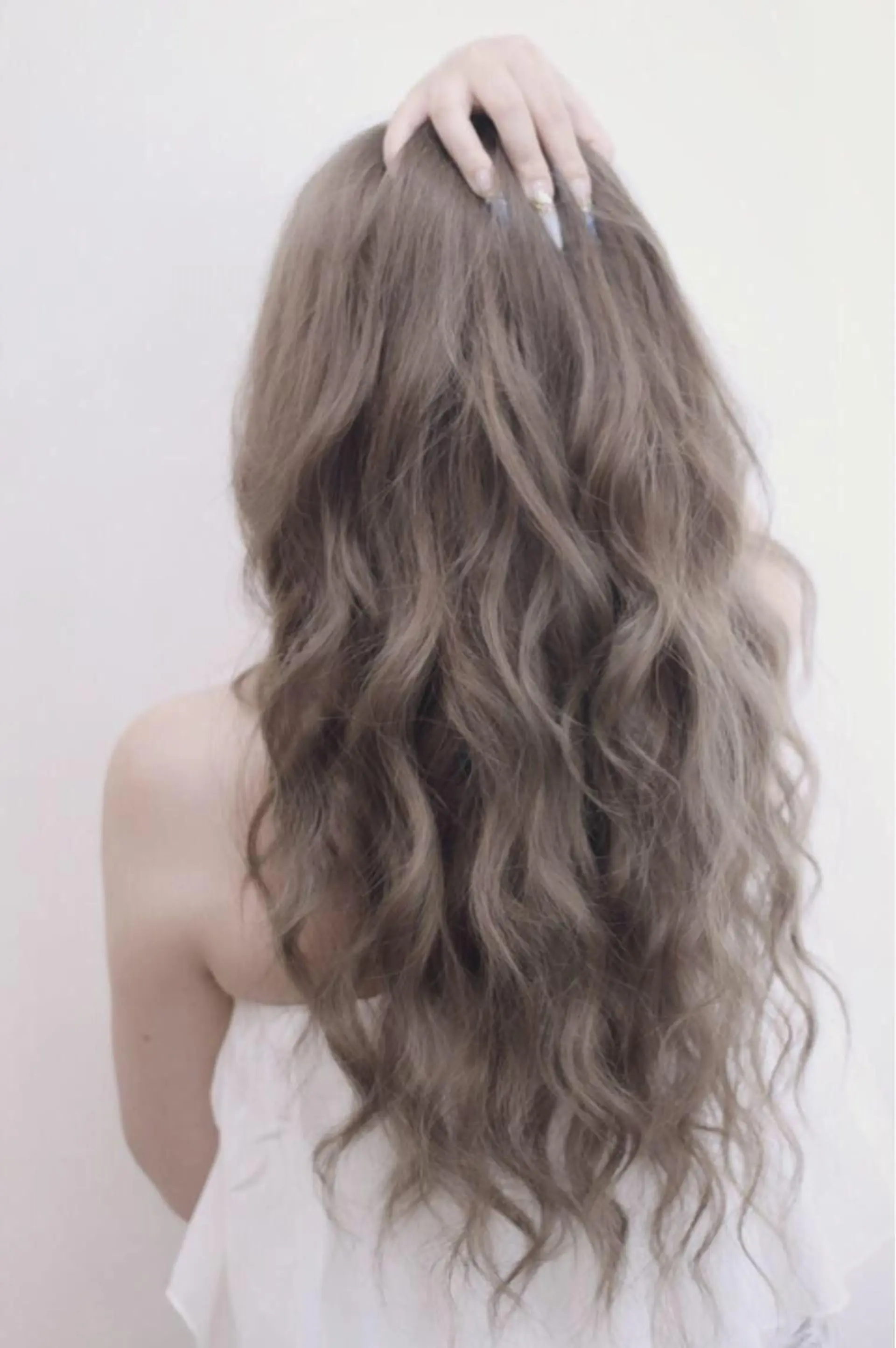 ロング カラー チビ編み込みエクステ シールEXどぅ〜すのヘアスタイル