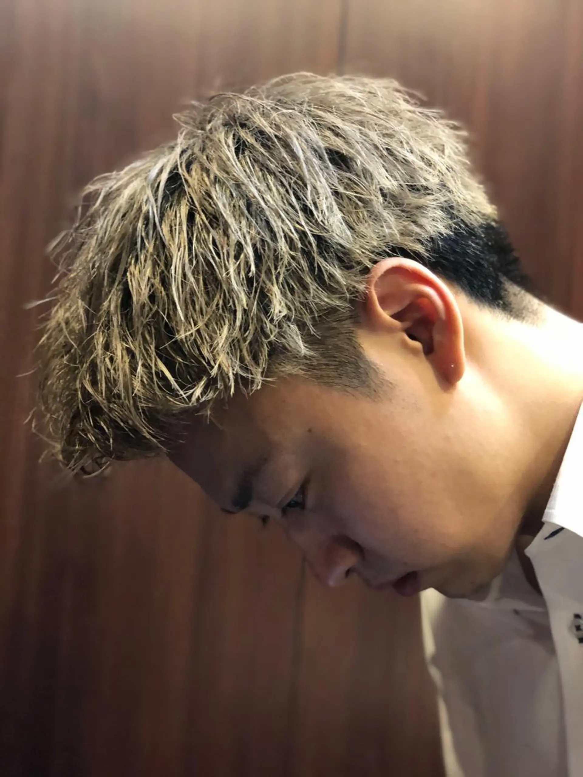 ショート カラー hiroginza新橋銀座口店モデル専用所属・岩間 佳祐のヘアスタイル