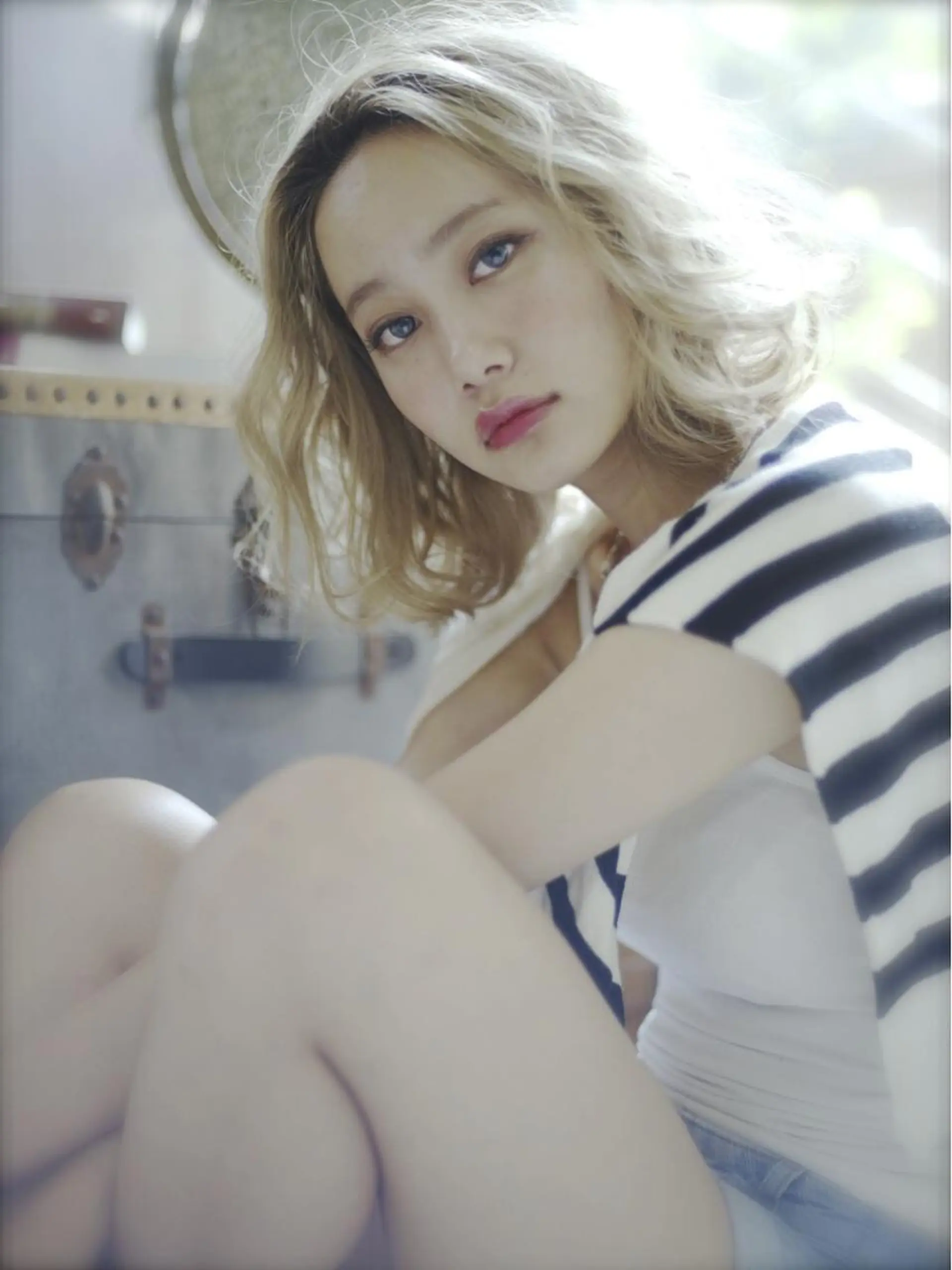 ミディアム セミロング カラー ryota .のヘアスタイル