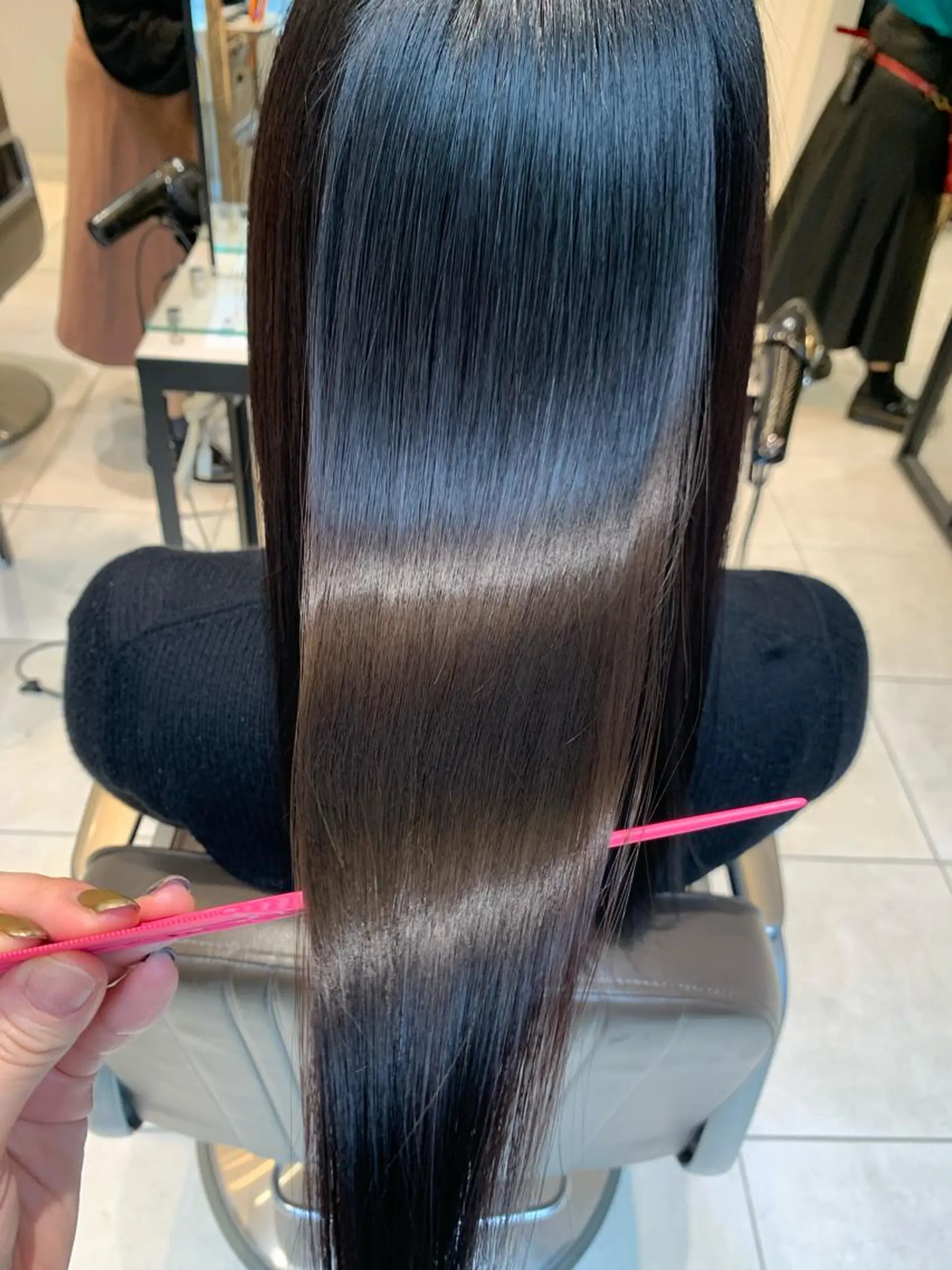 ミディアム カラー パーマ キッズ 髪質改善 酸熱トリートメント/ 髪質改善🌟玉井香奈のヘアスタイル