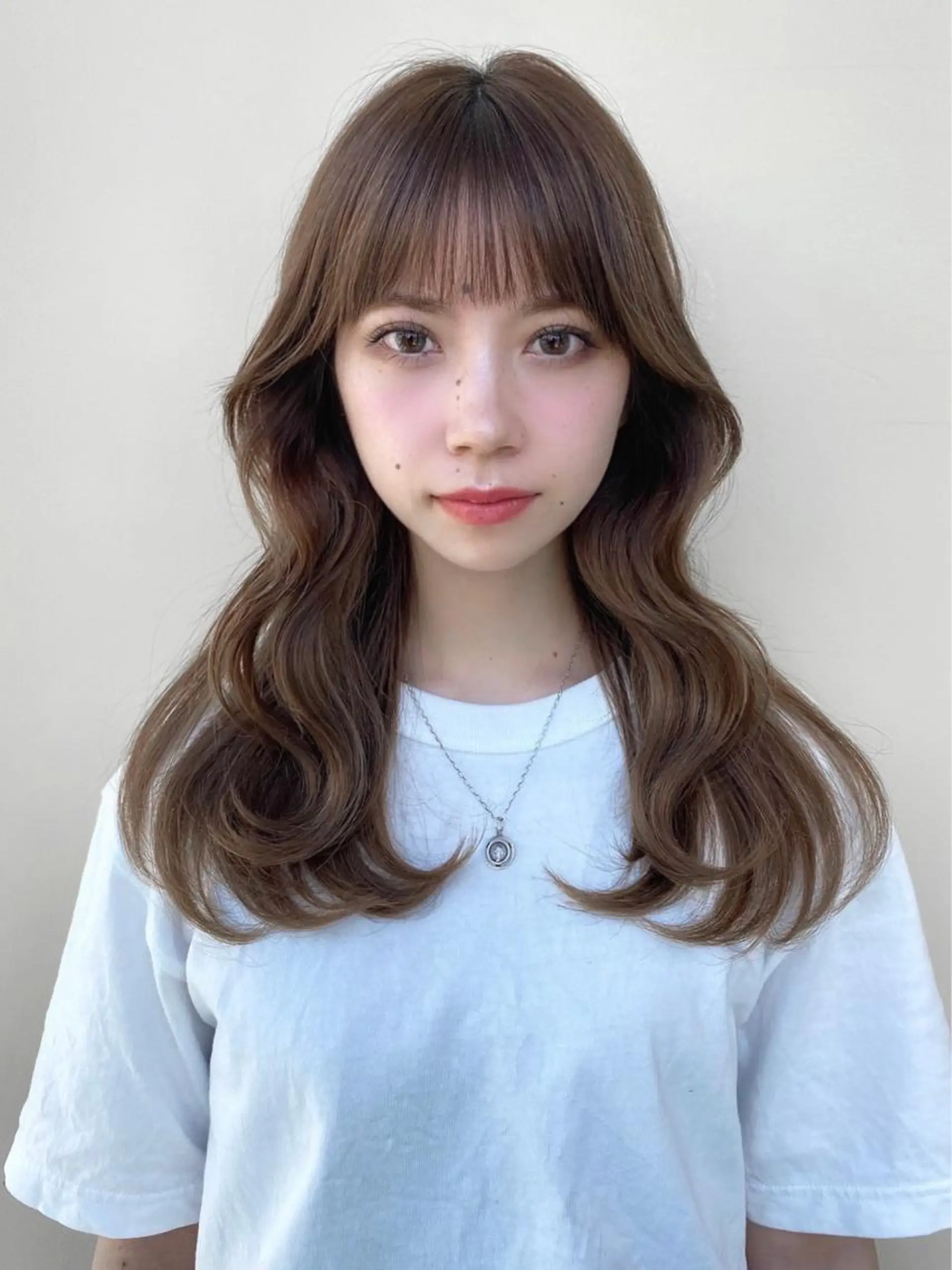 セミロング カラー くびれヘア レイヤー/顔周り /透明感🩶高橋大のヘアスタイル