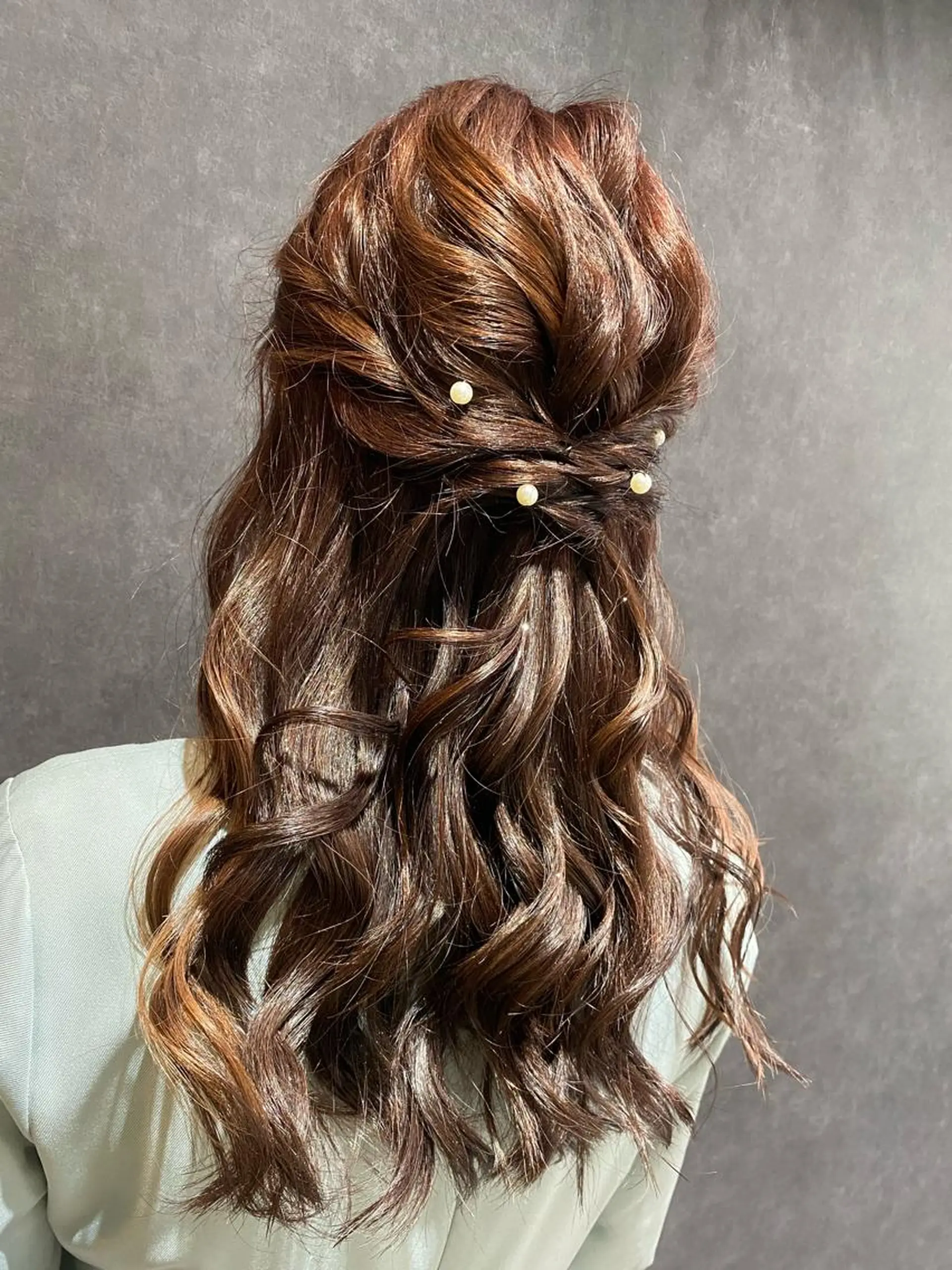 ロング ヘアアレンジ ヘアセット PANDOLA あゆり🦋のヘアスタイル