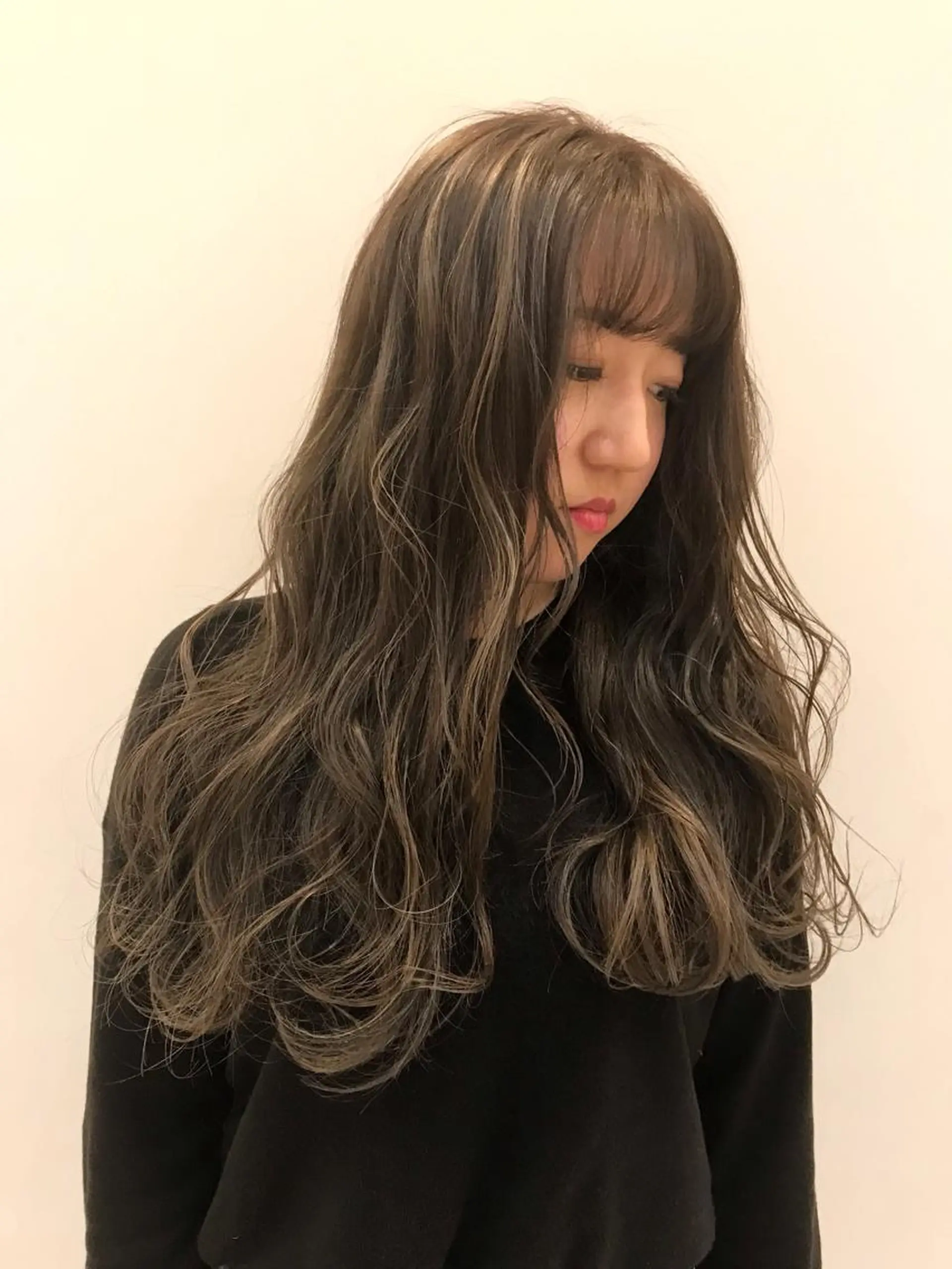 ロング カラー シールエクステ⭐️ オオミタクヤのヘアスタイル