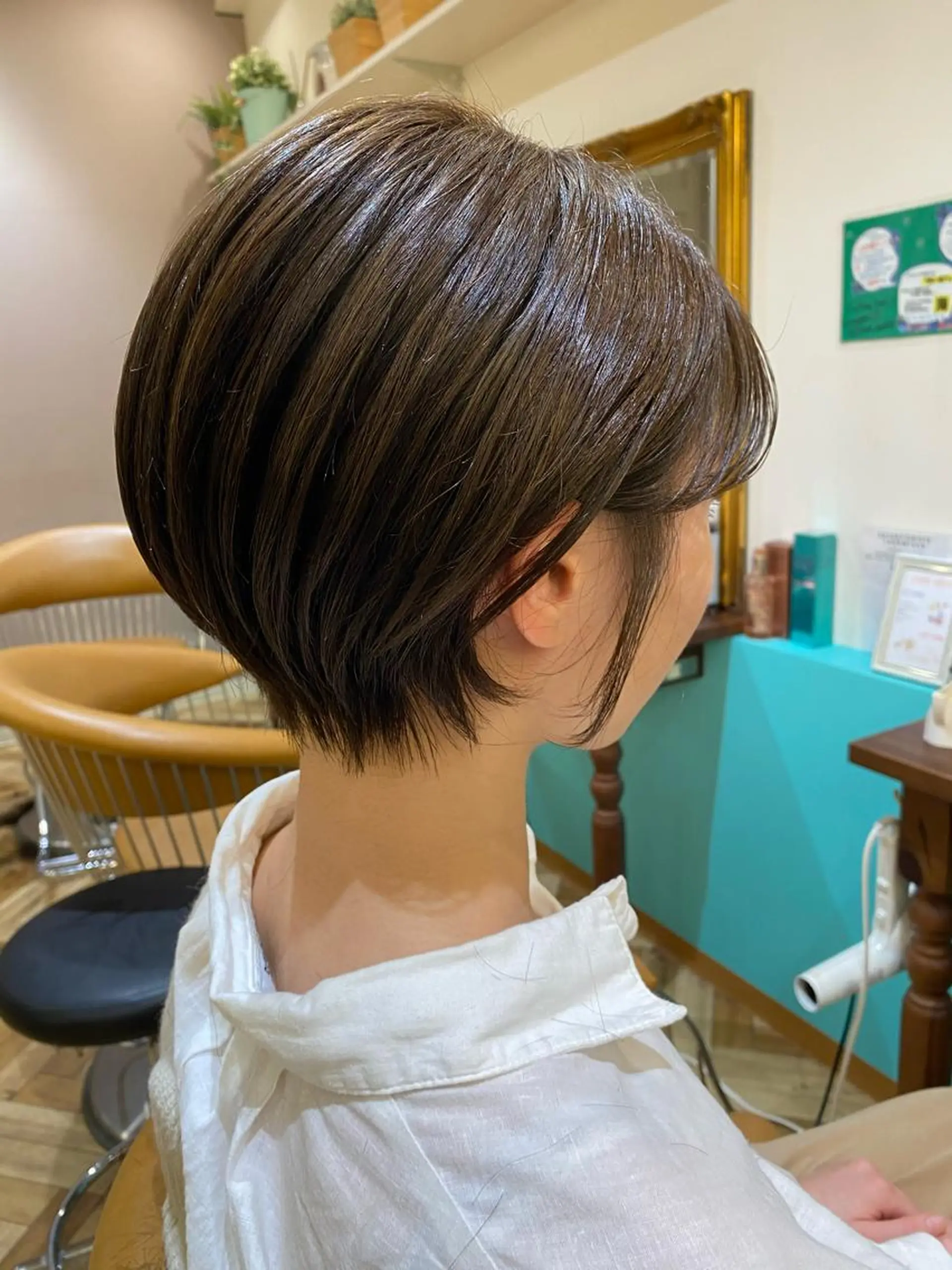 ショート カット ヘアカラー トリートメント 🇰🇷韓国レイヤー 錦糸町【北山謙三】のヘアスタイル