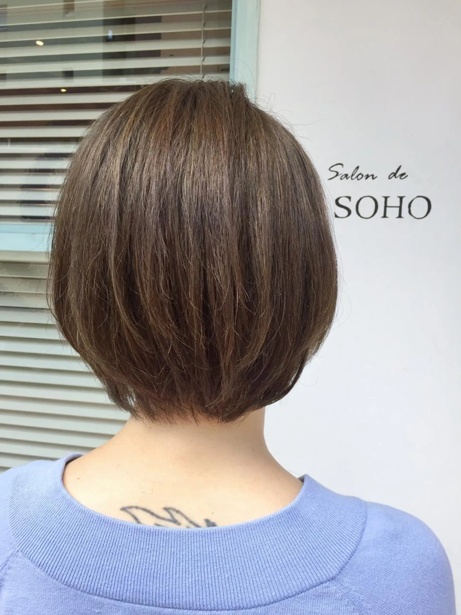 ショート カラー アッシュ ハイライトカラー ハイライト ◇おの あすか◇のヘアスタイル