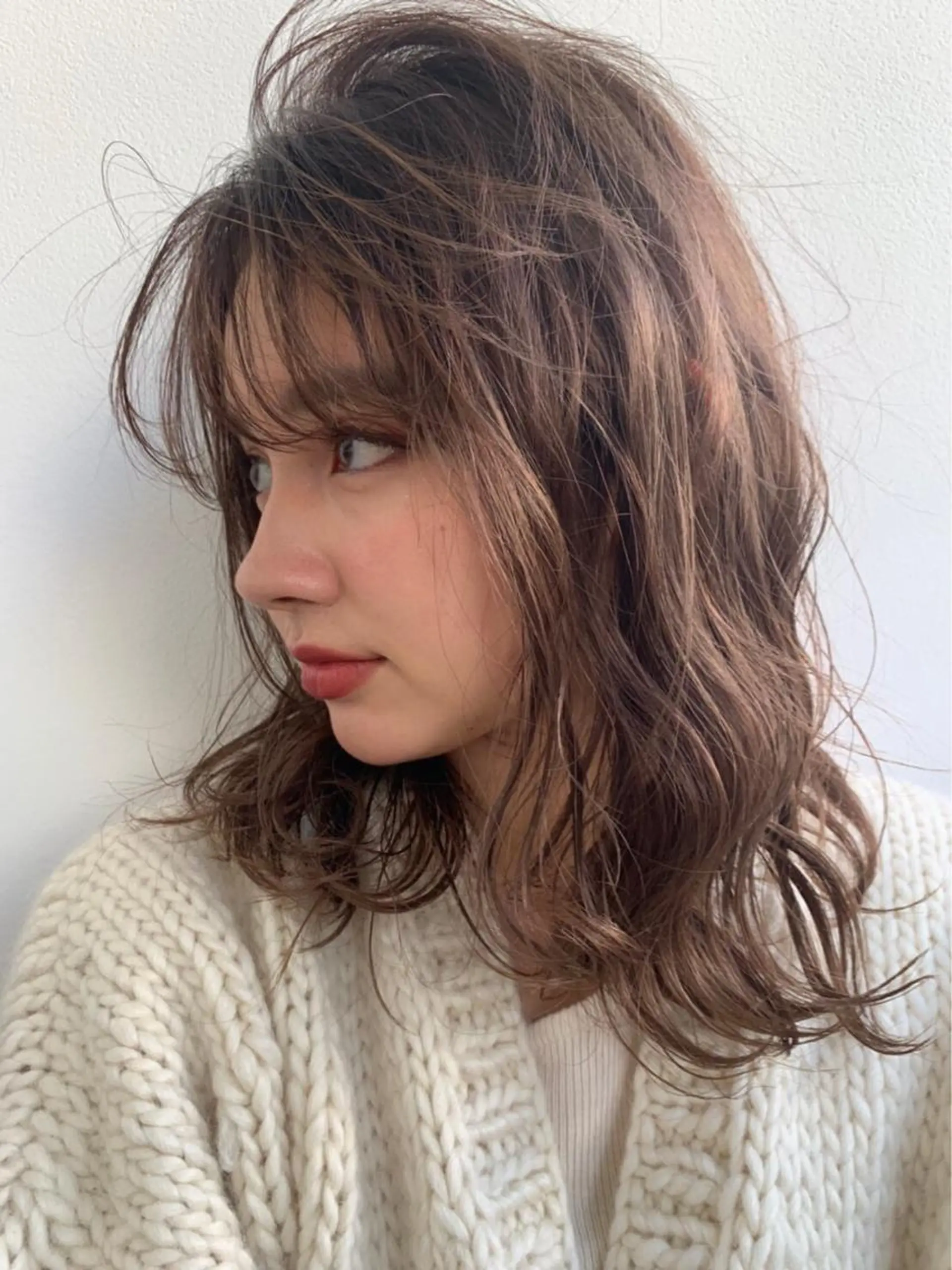 セミロング maeda yumiのヘアスタイル