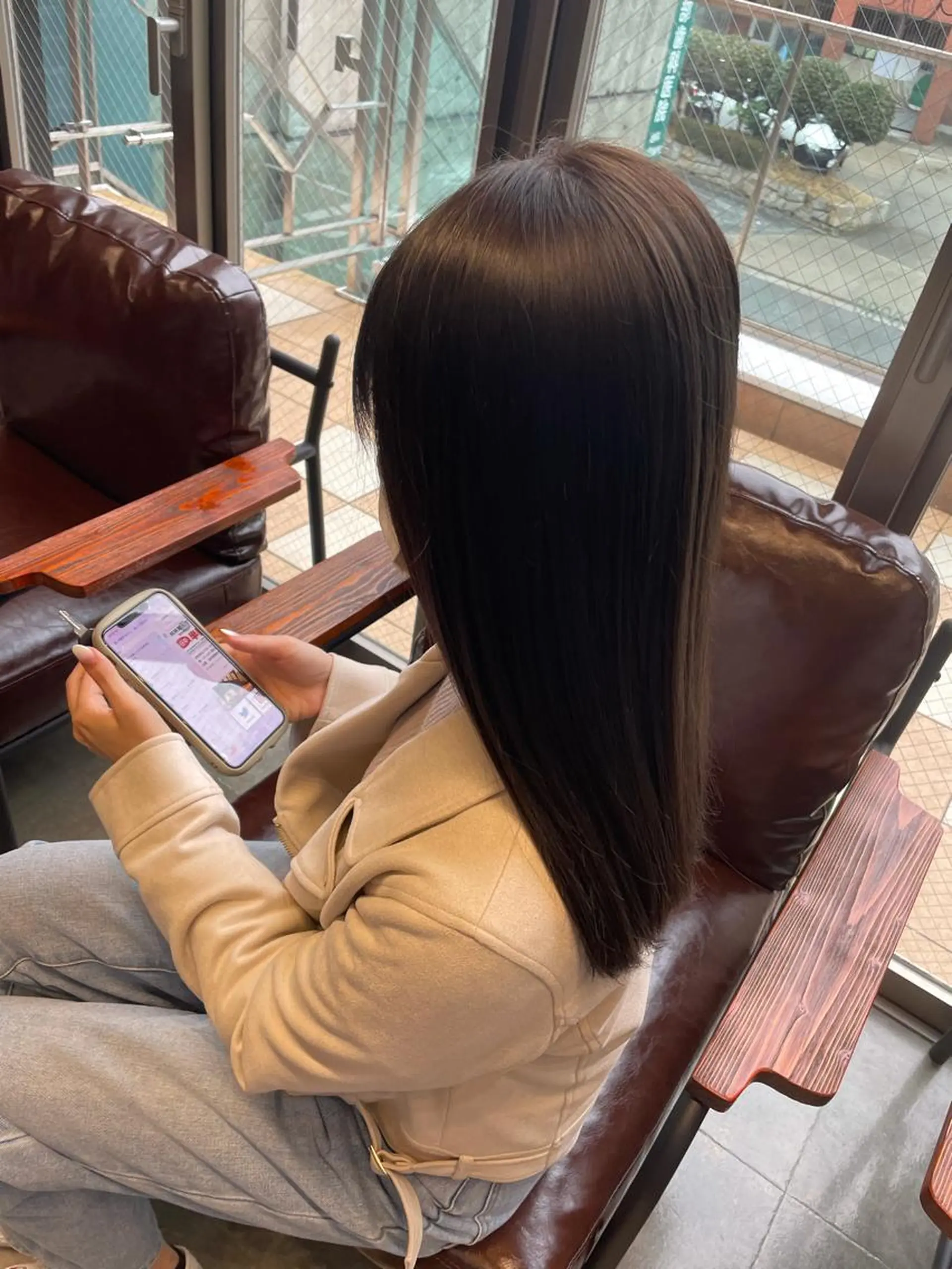 セミロング カラー レイヤーカット/髪質 改善/矯正🤍吉田のヘアスタイル