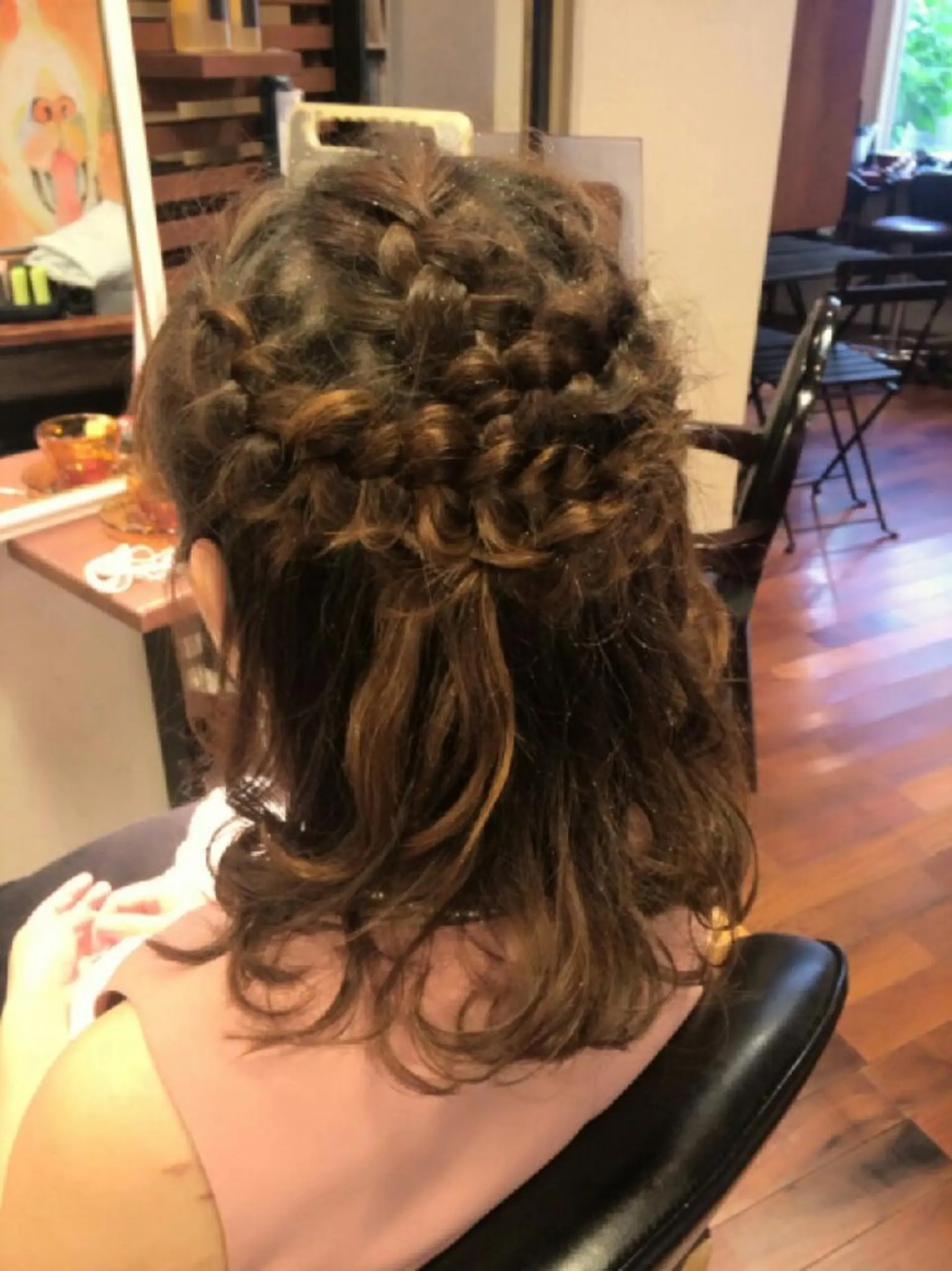 ヘアアレンジ ハーフアップ HIKARI＠ Ruheplatzのヘアスタイル