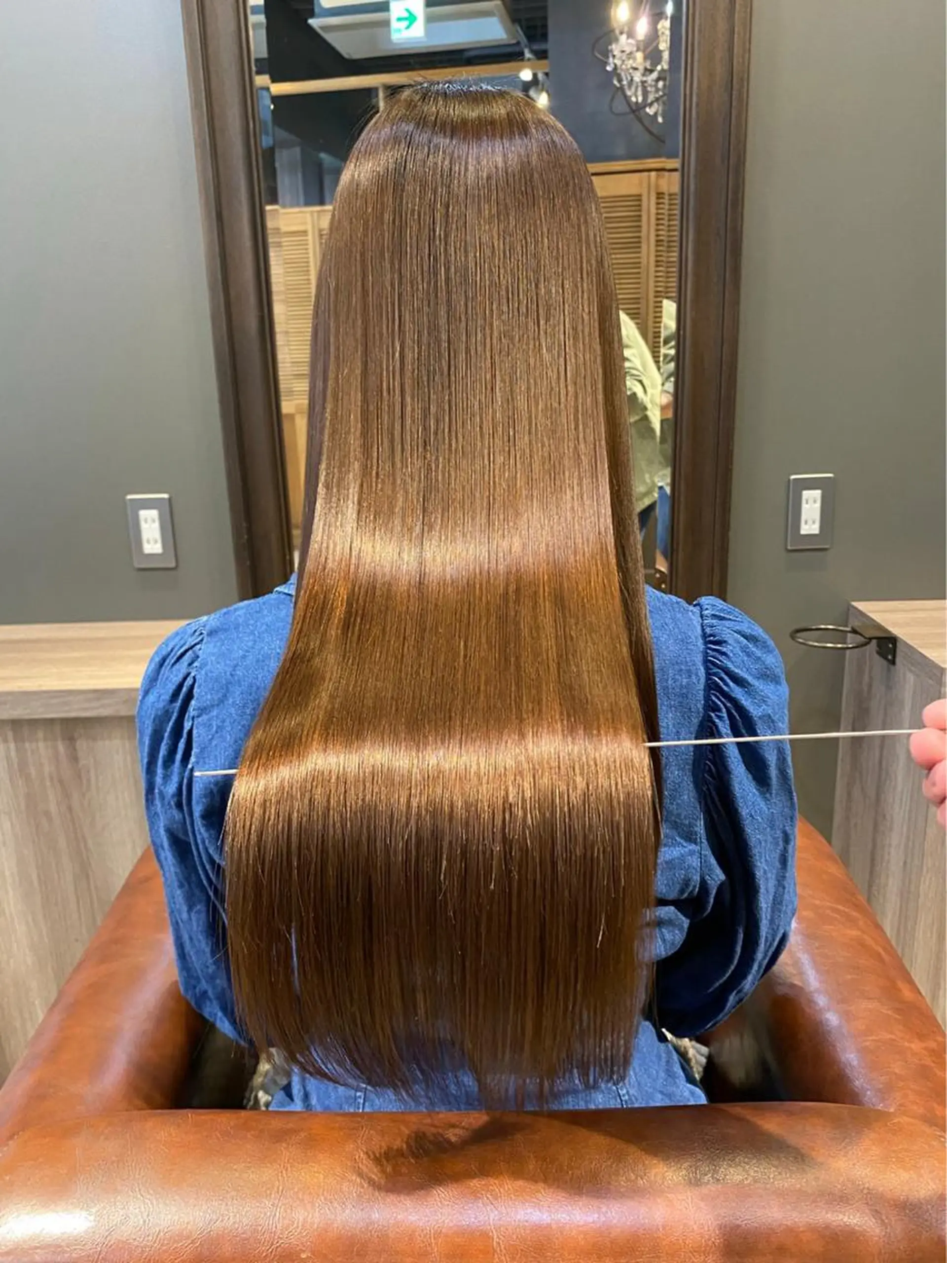 ロング LOANA カラー &縮毛モデル募集のヘアスタイル